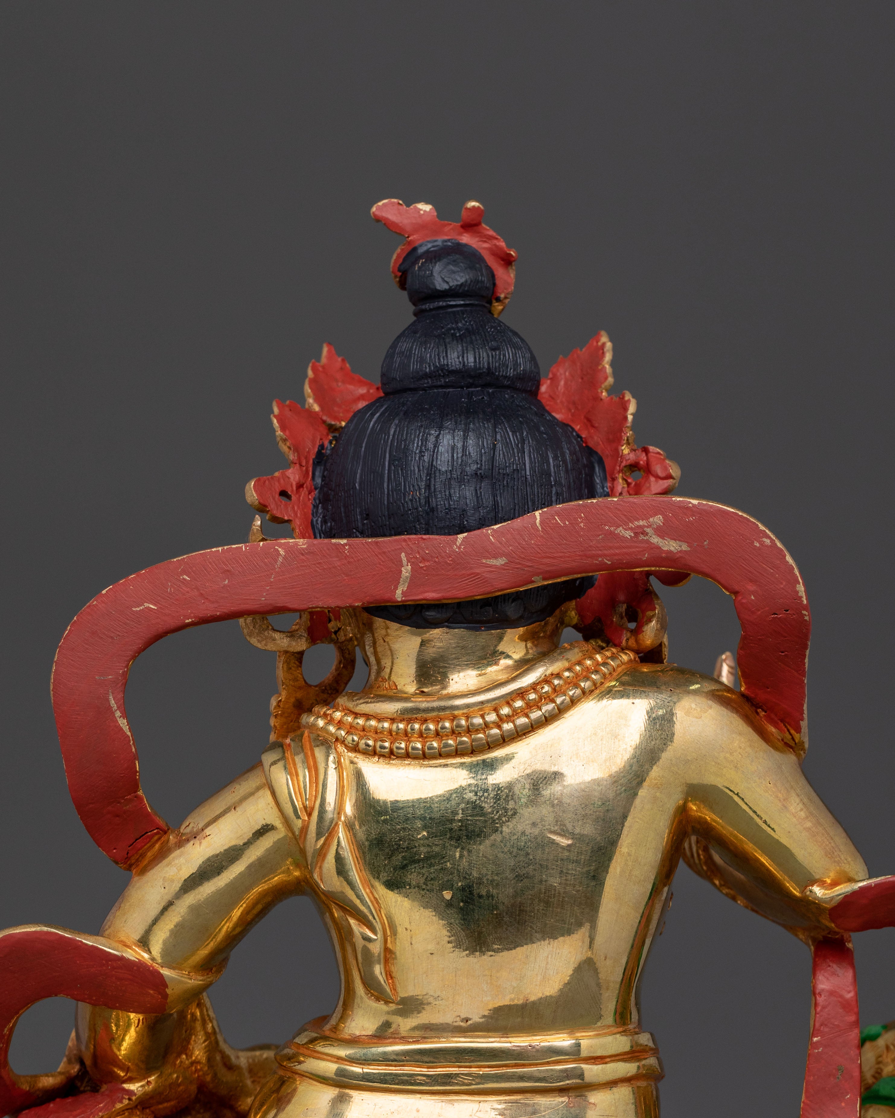 Tibetan Wealth God Namtoshe Statue | Traditional Himalayan Sacred Artwork