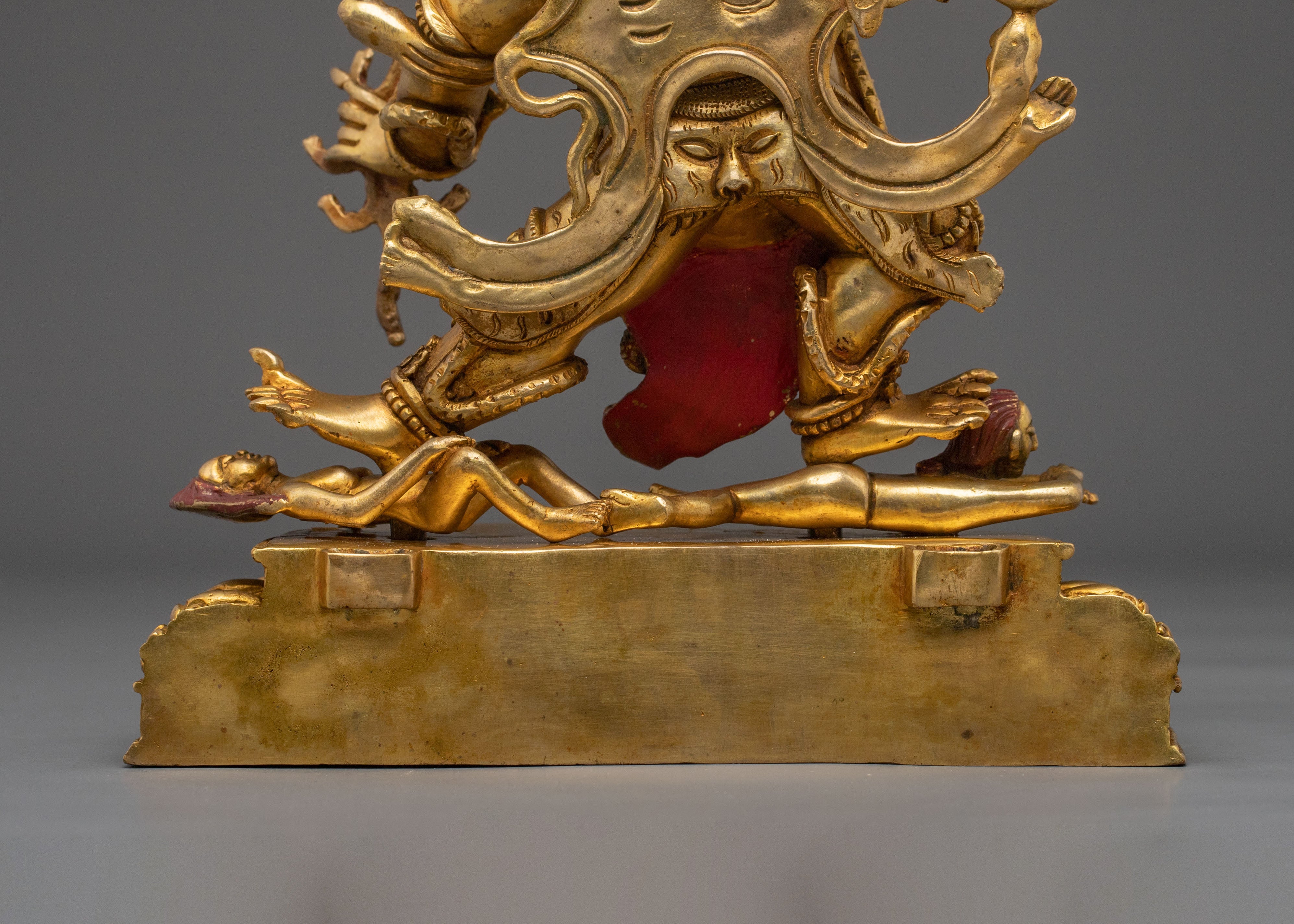 Guru Dragpo Traditional Statue | 24K Gold Gilded