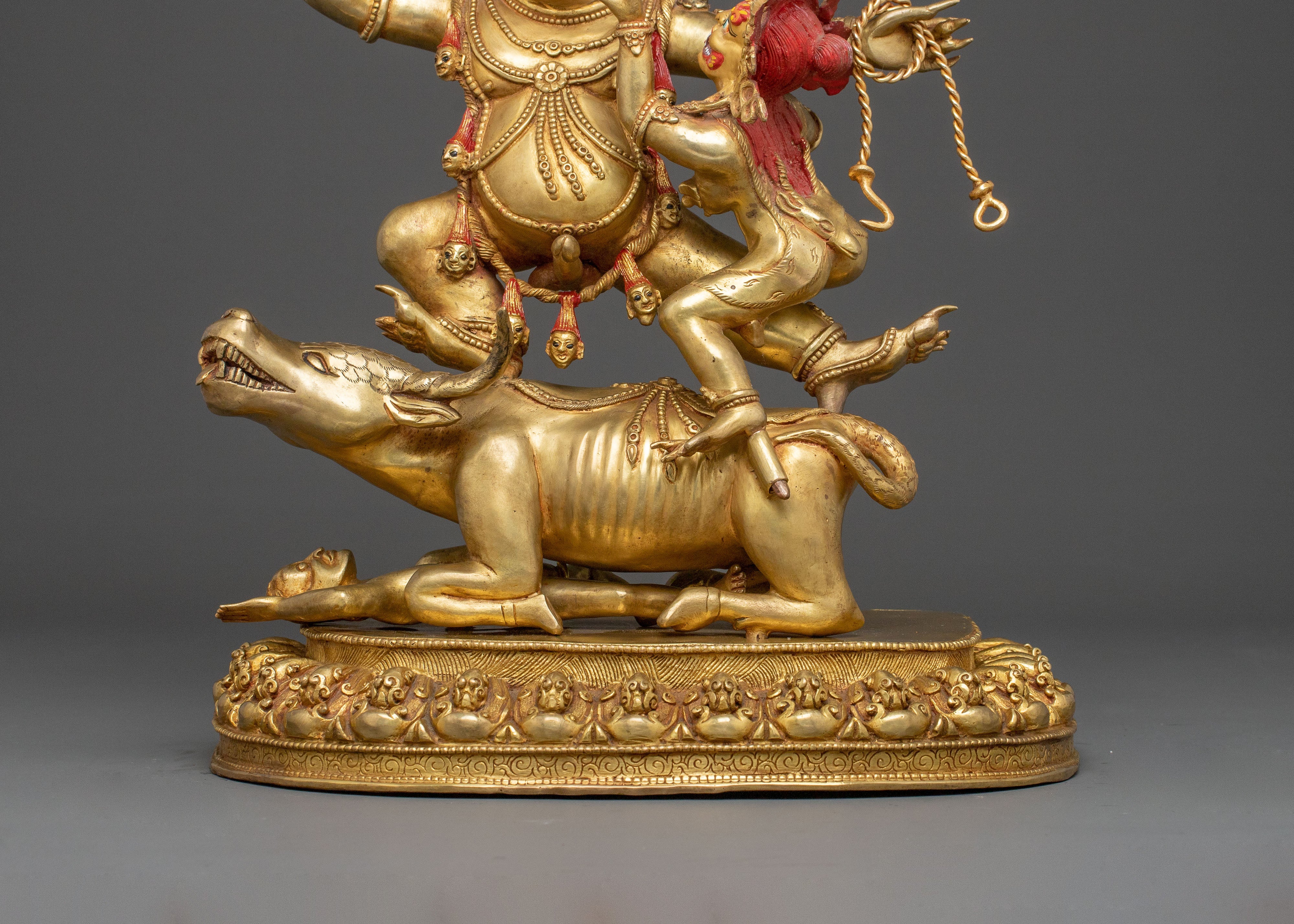 Yama Dharmaraja Fierce Wisdom Statue | Wrathful Deity