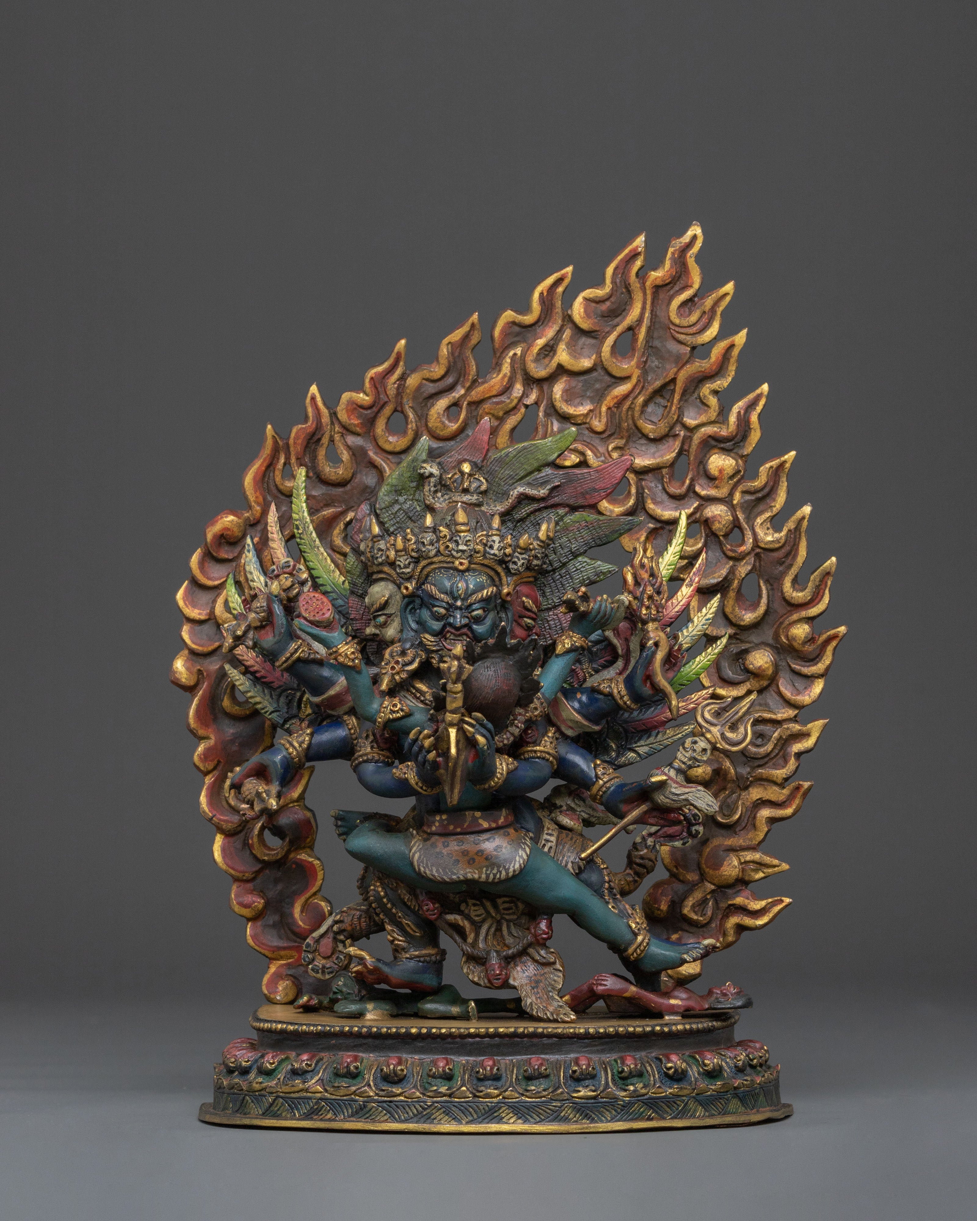 Handmade Vajrakilaya Statue | Buddhist Altar Decor