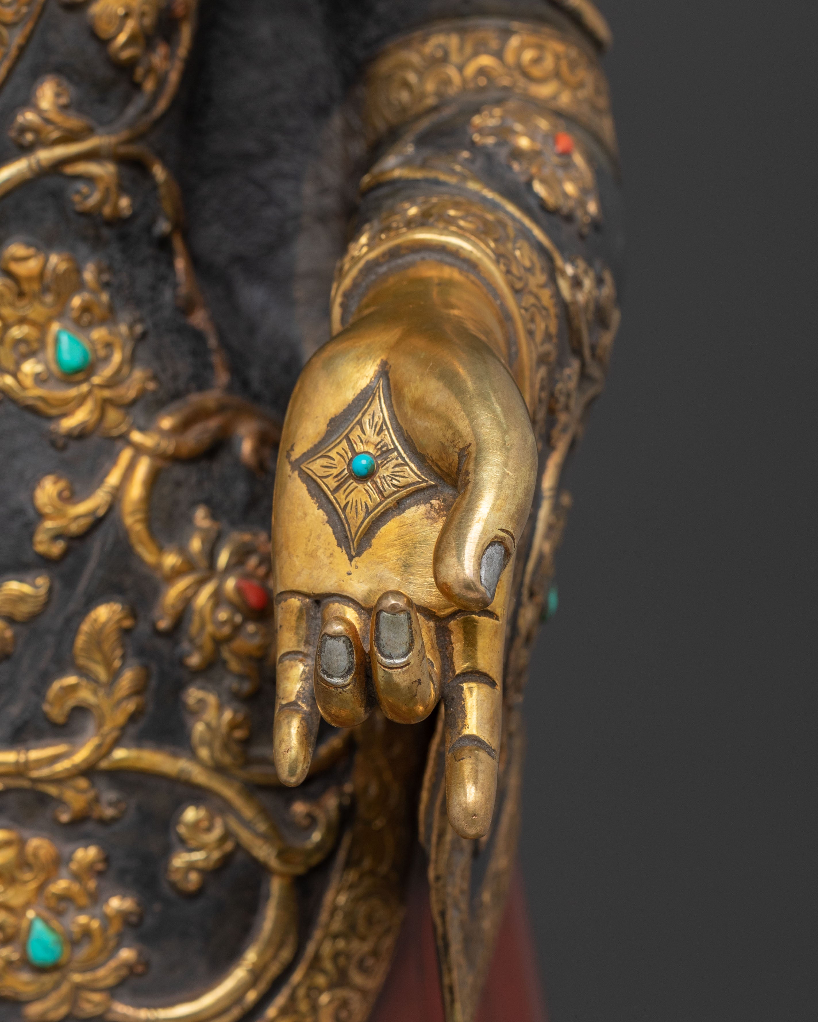 Dipankara Buddha: 24K Gold Gilded