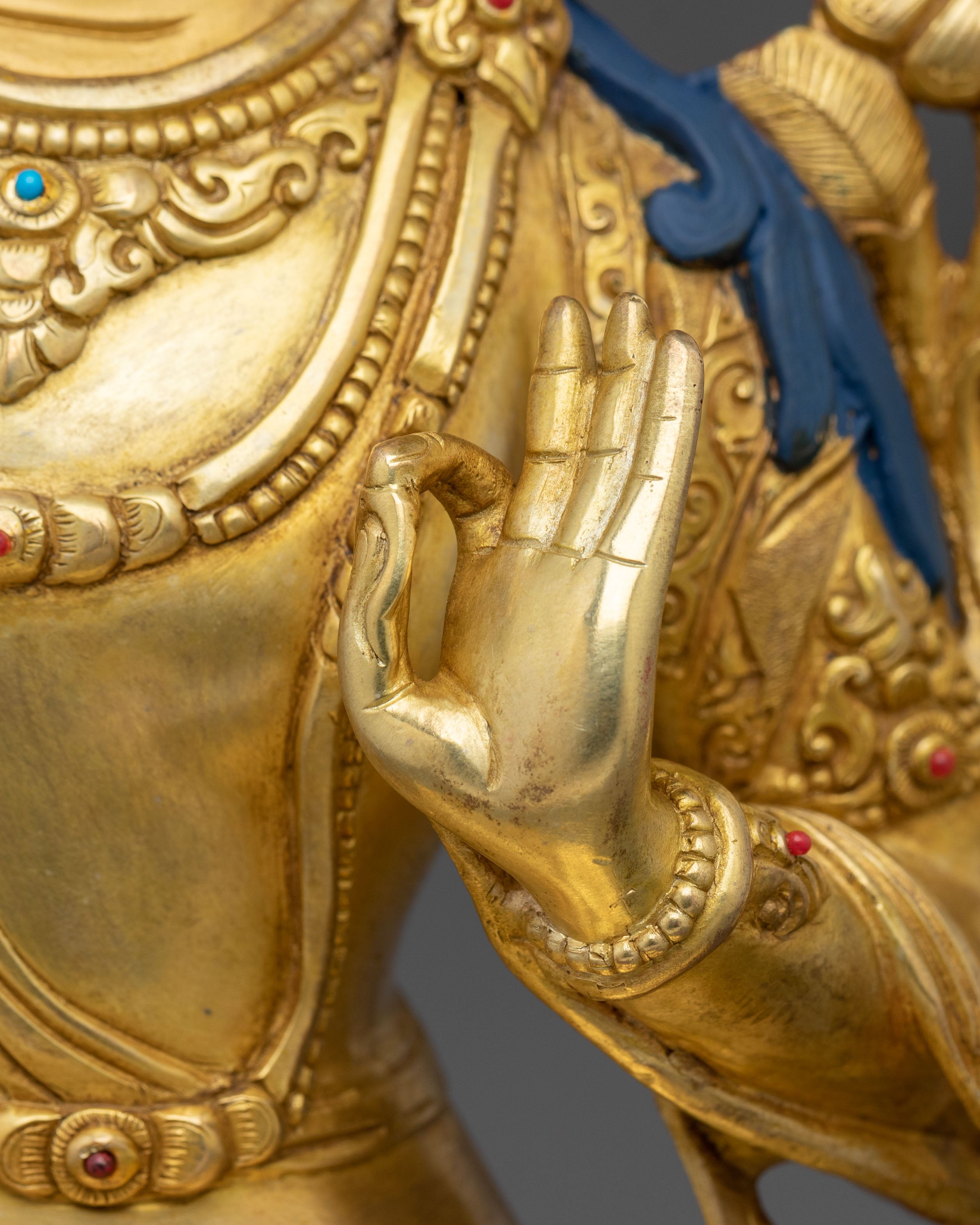 Manjushri Statue | Tibetan Bodhisattva Figurine