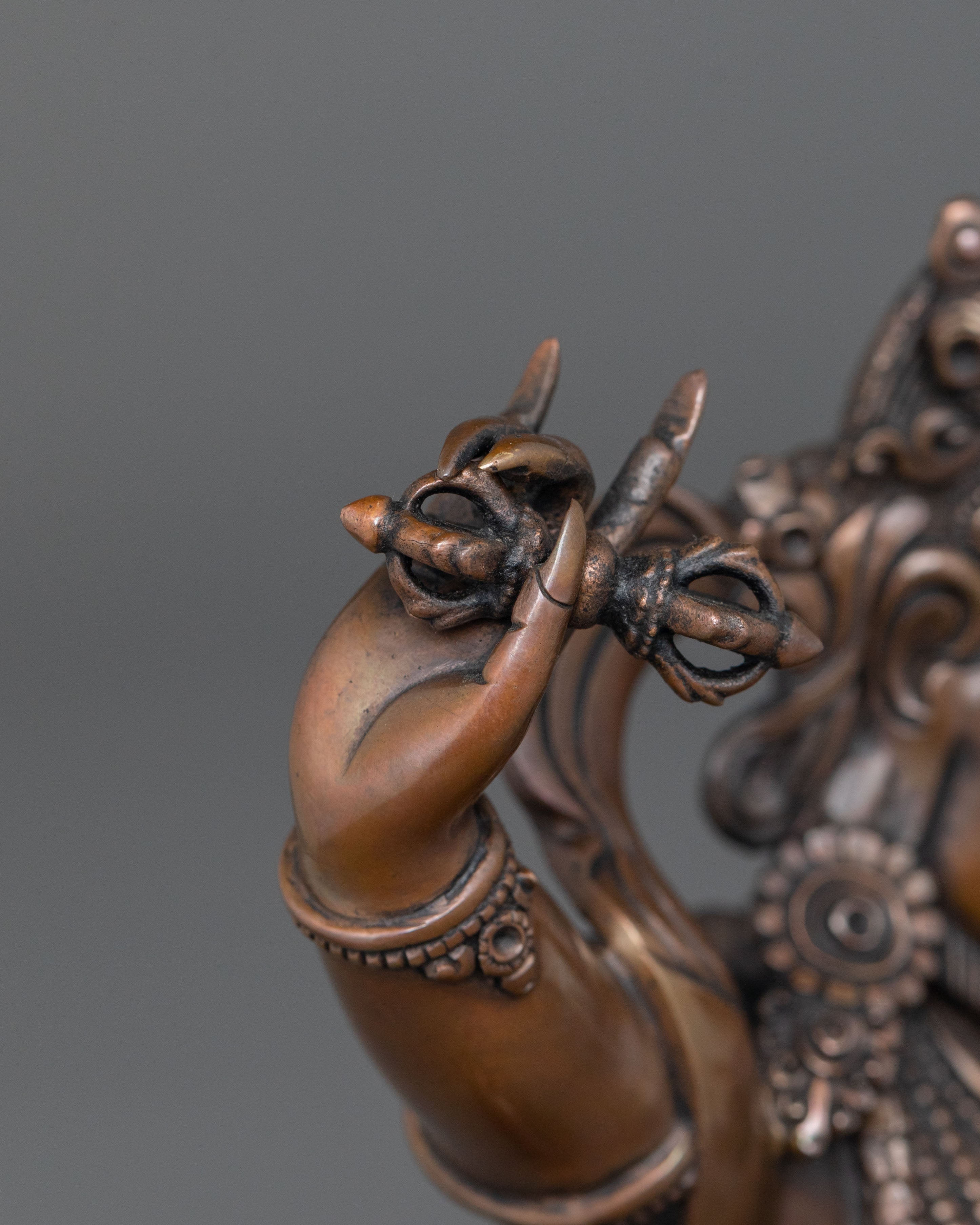 Handmade Golden Vajrapani Statue | Home Decor