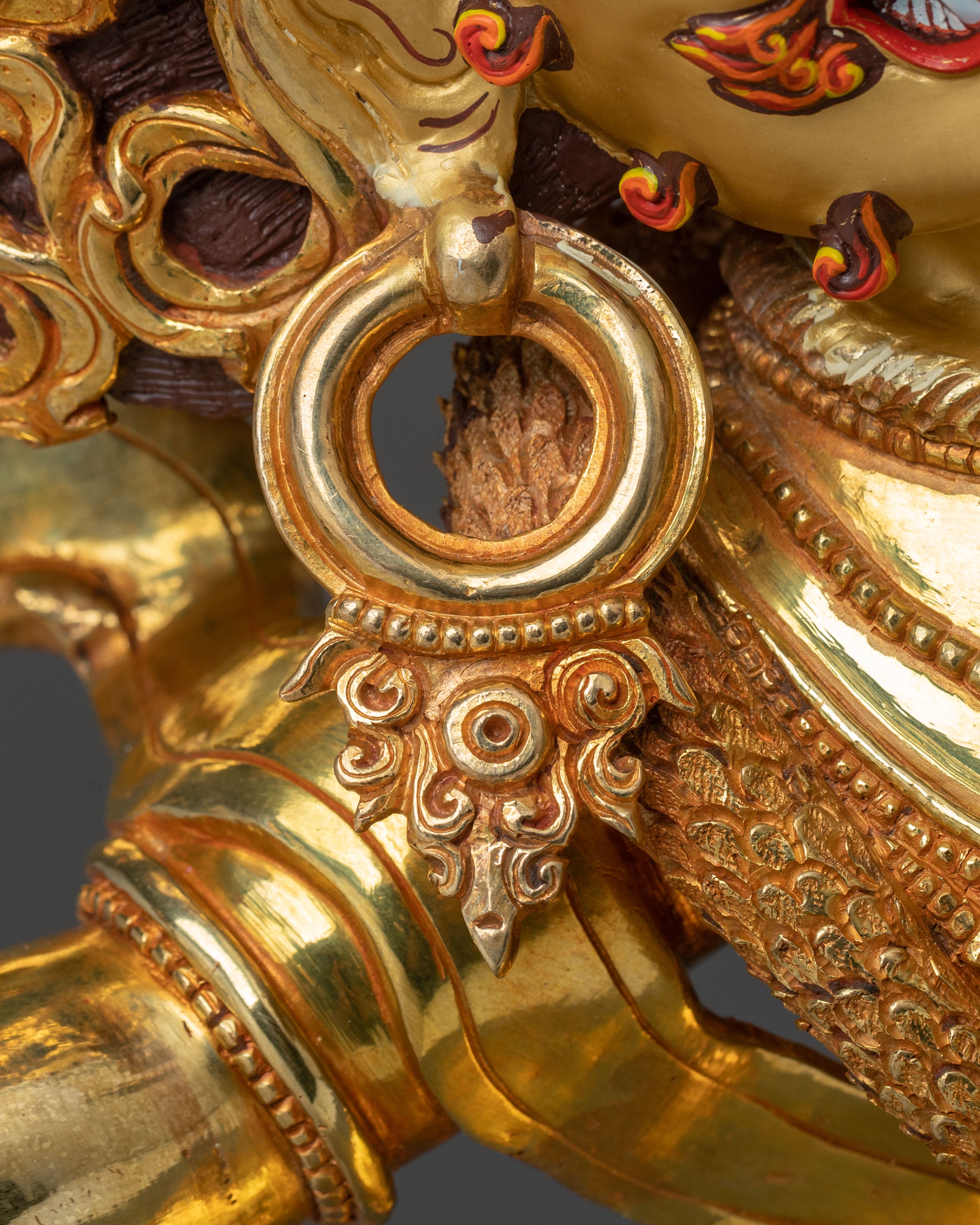 Vajrapani Fierce Buddhist Guardian Figure
