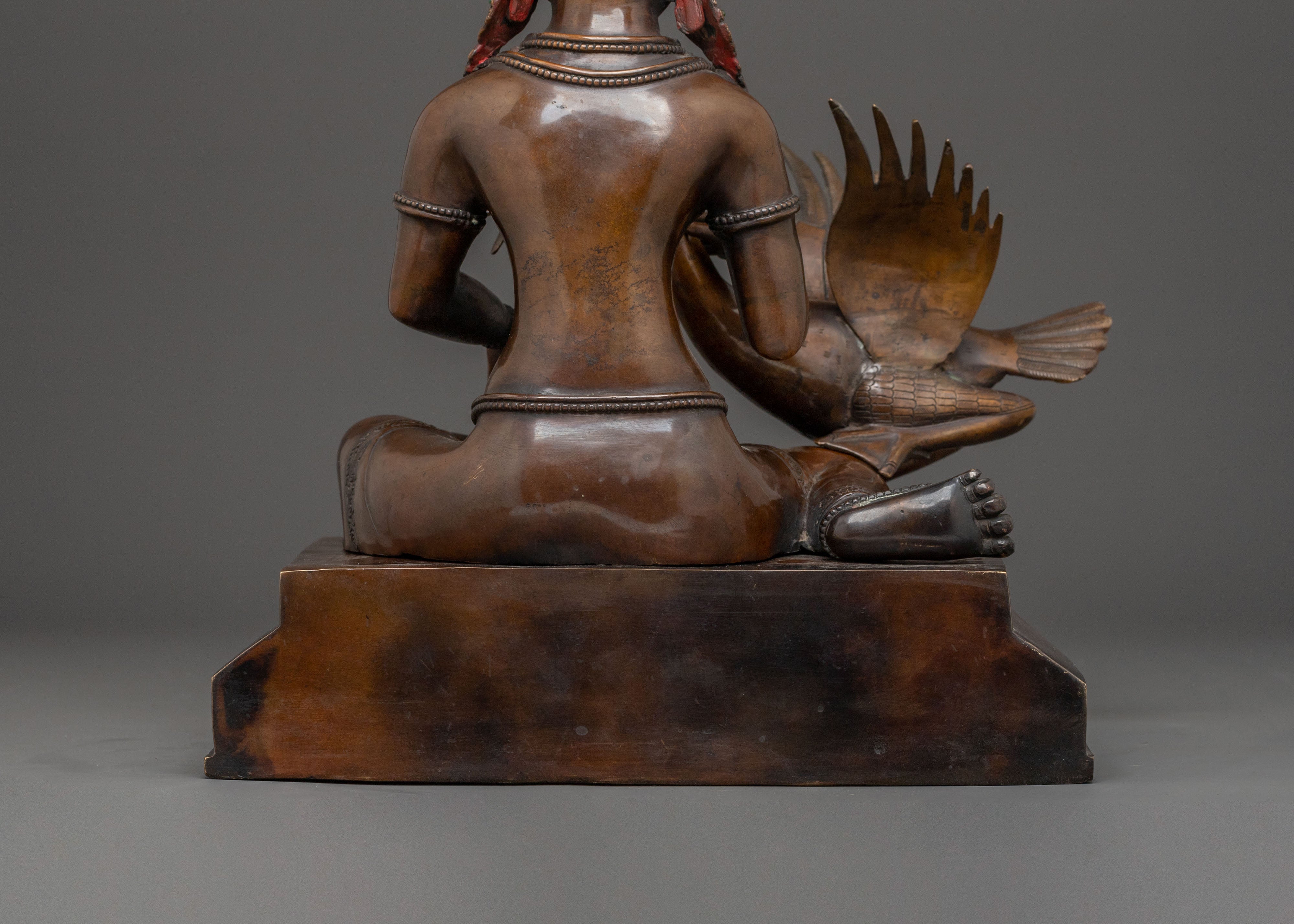 Siddhartha Gautama Oxidized Copper Statue