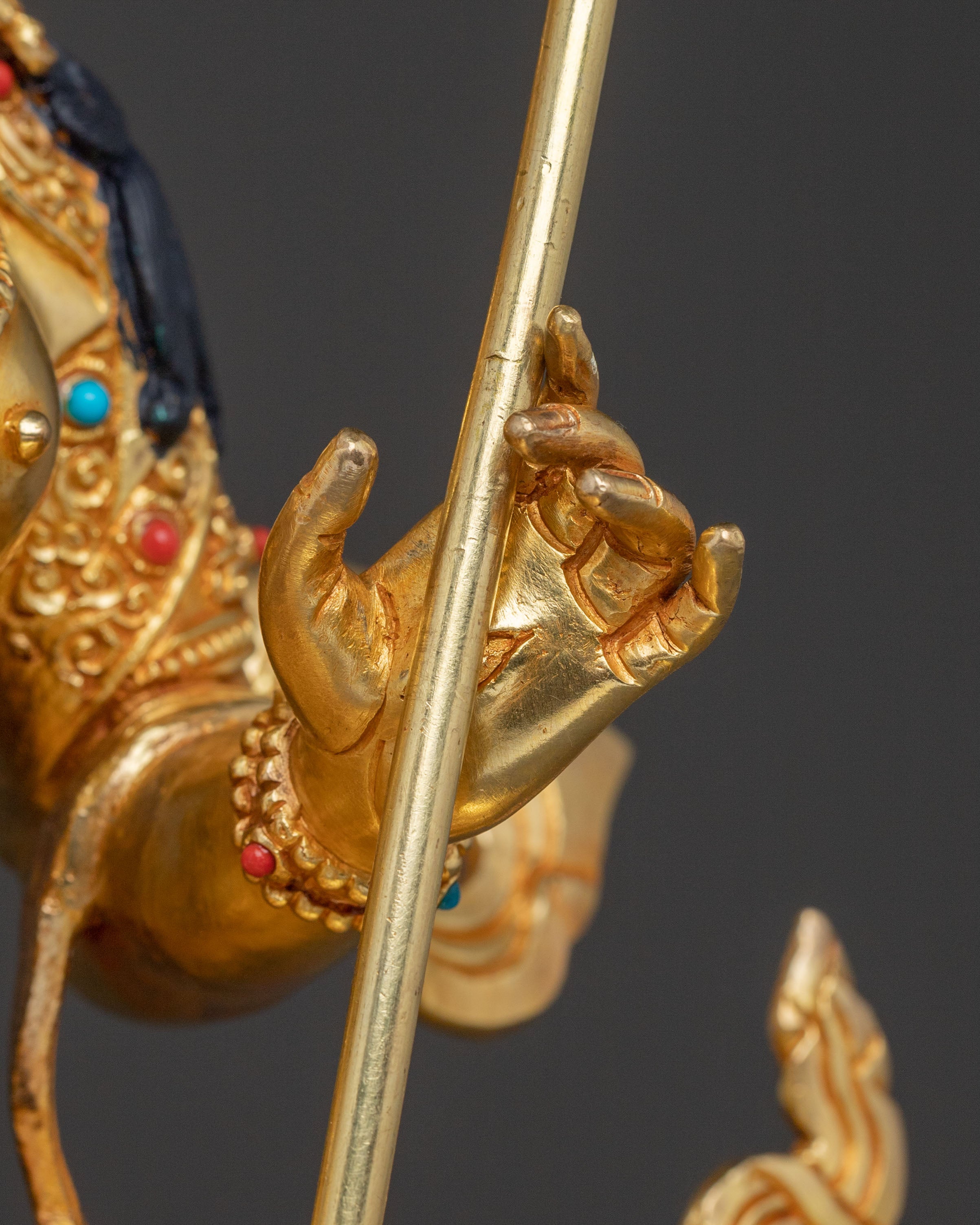 Dukar 24K Gold Gilded Statue | Protection Deity