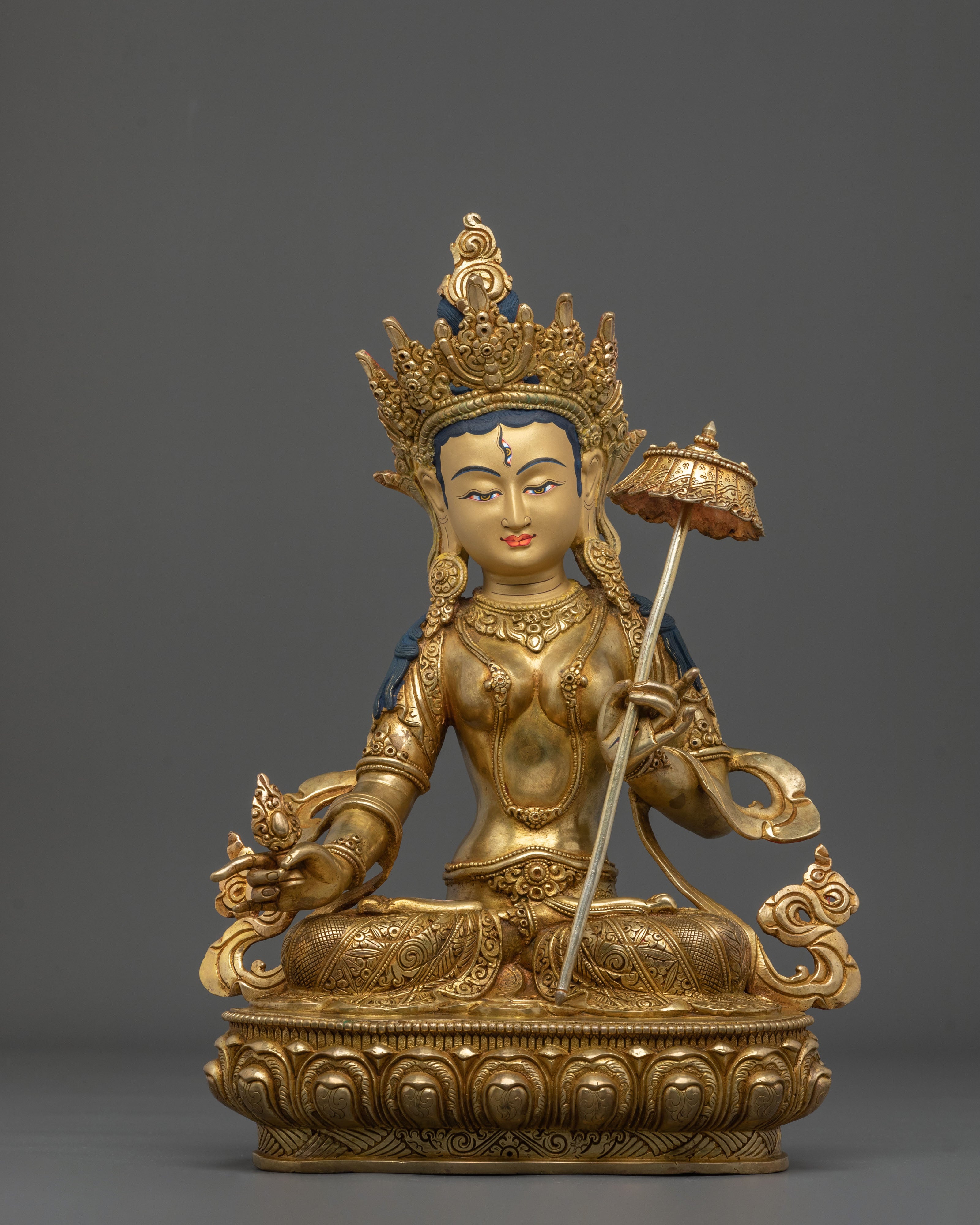 Dukar White Umbrella Goddess Statue: Goddess of Purification