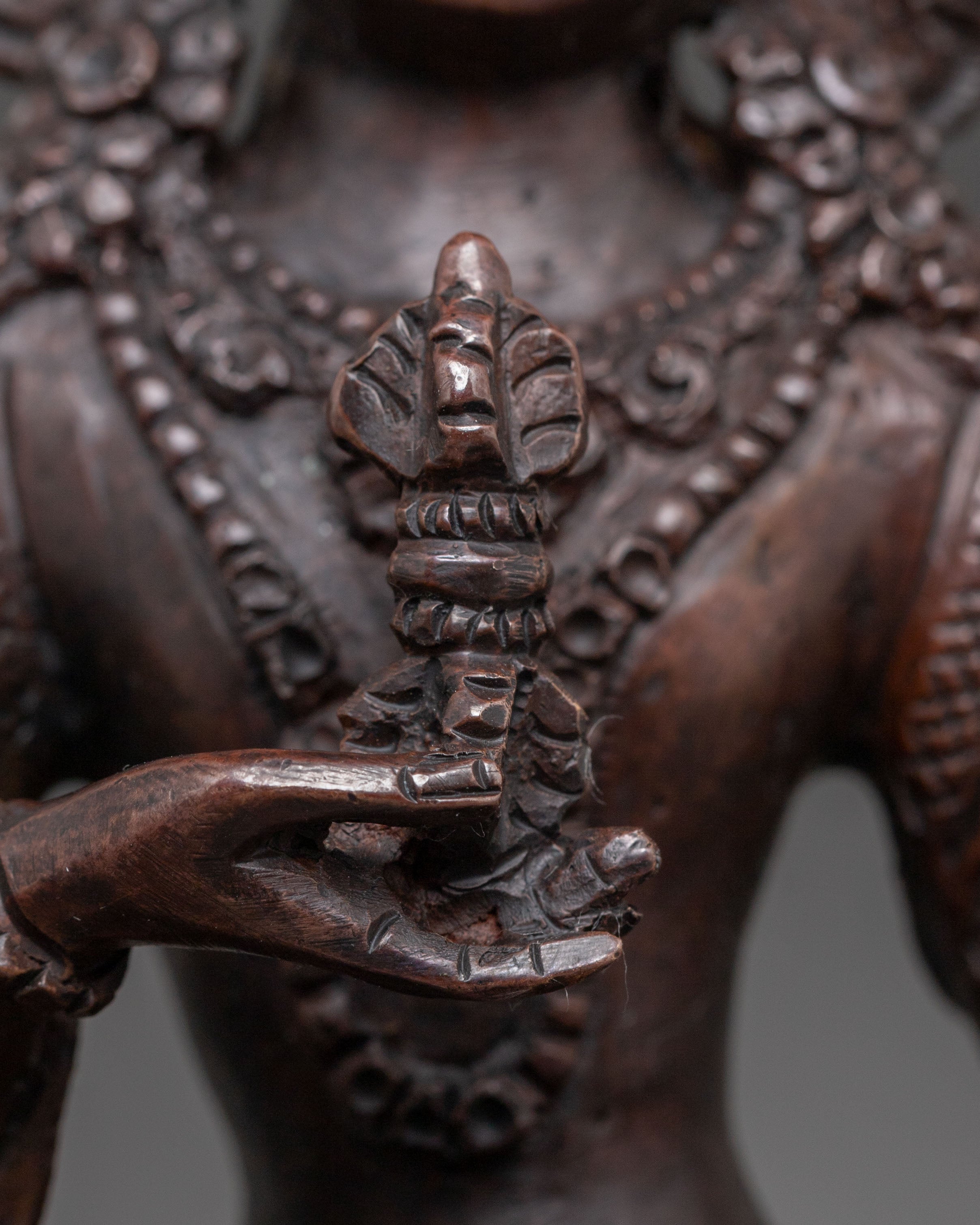 Handcrafted Vajrasattva Oxidized Statue | Tibetan Buddhist Purification