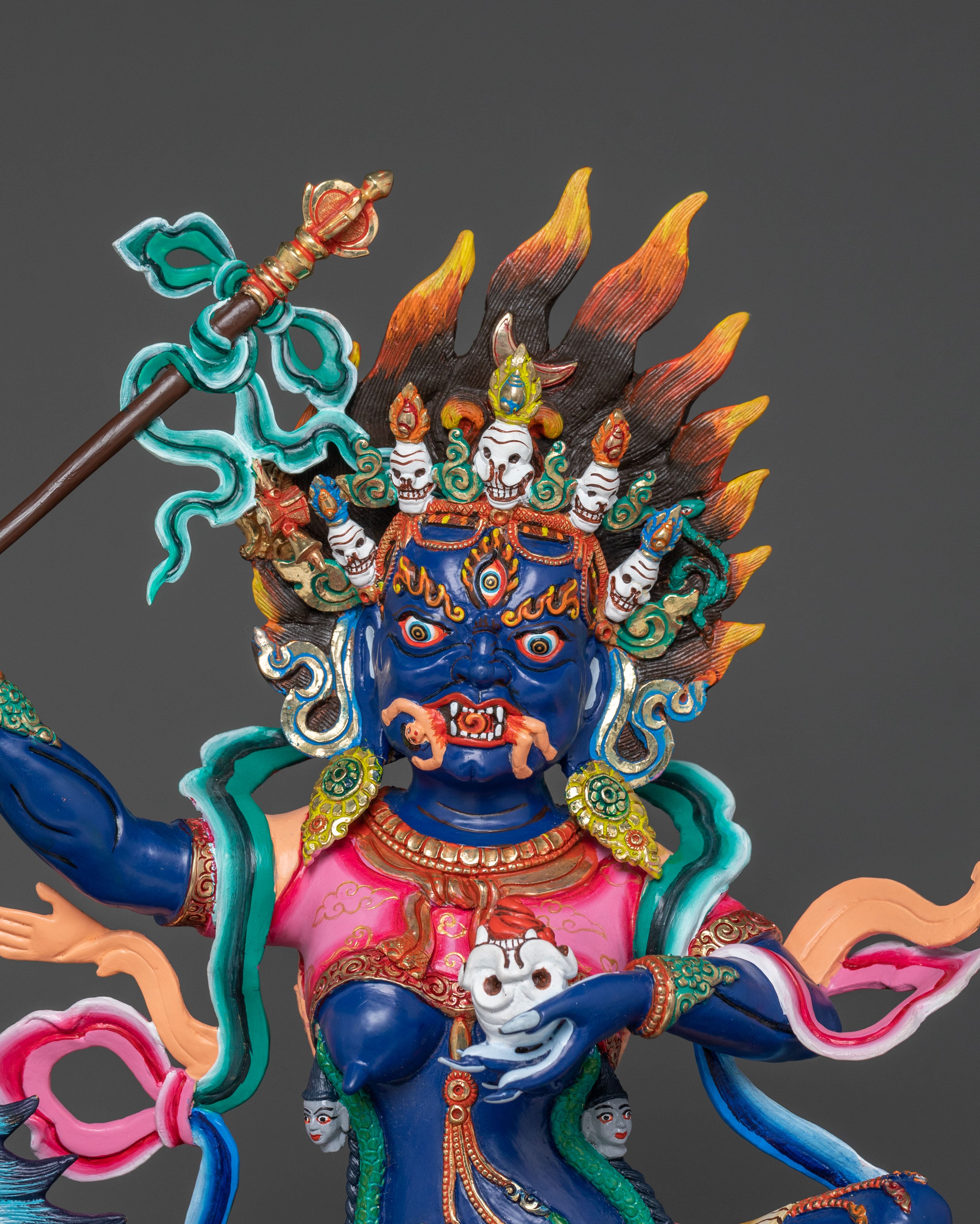 Palden Lhamo Statue: Buddhist Protector of Wisdom & Courage