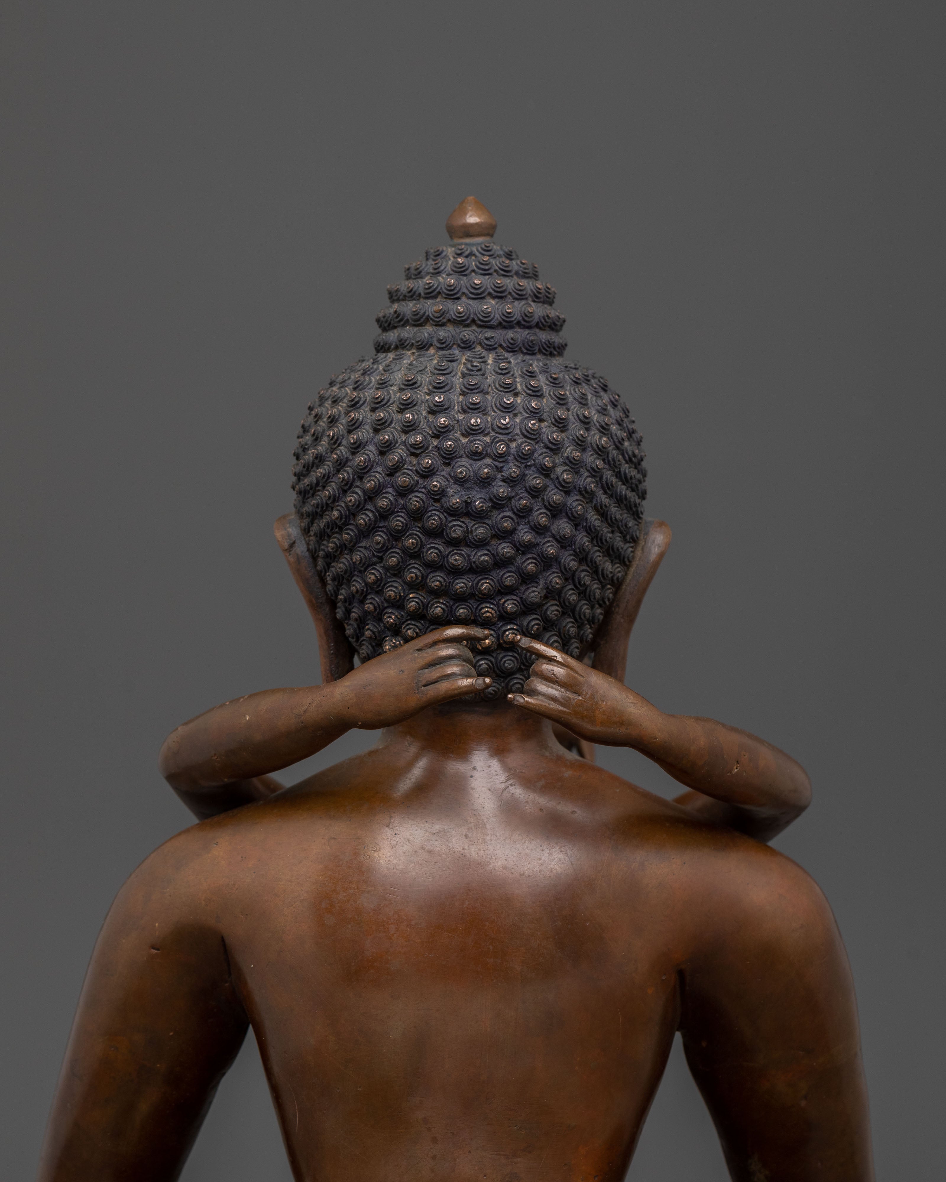 Samantabhadra Oxidized Sculpture with Consort | Altar Decor