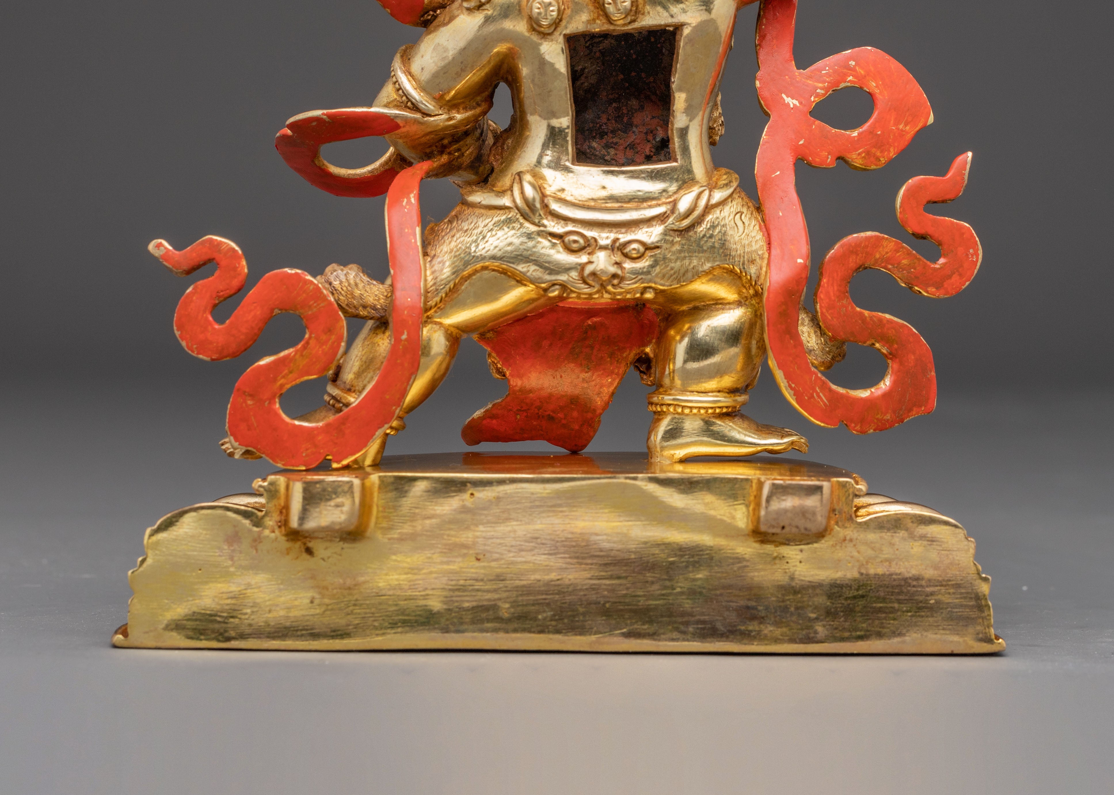Golden Statue of Black Manjushri | Dharma Protector