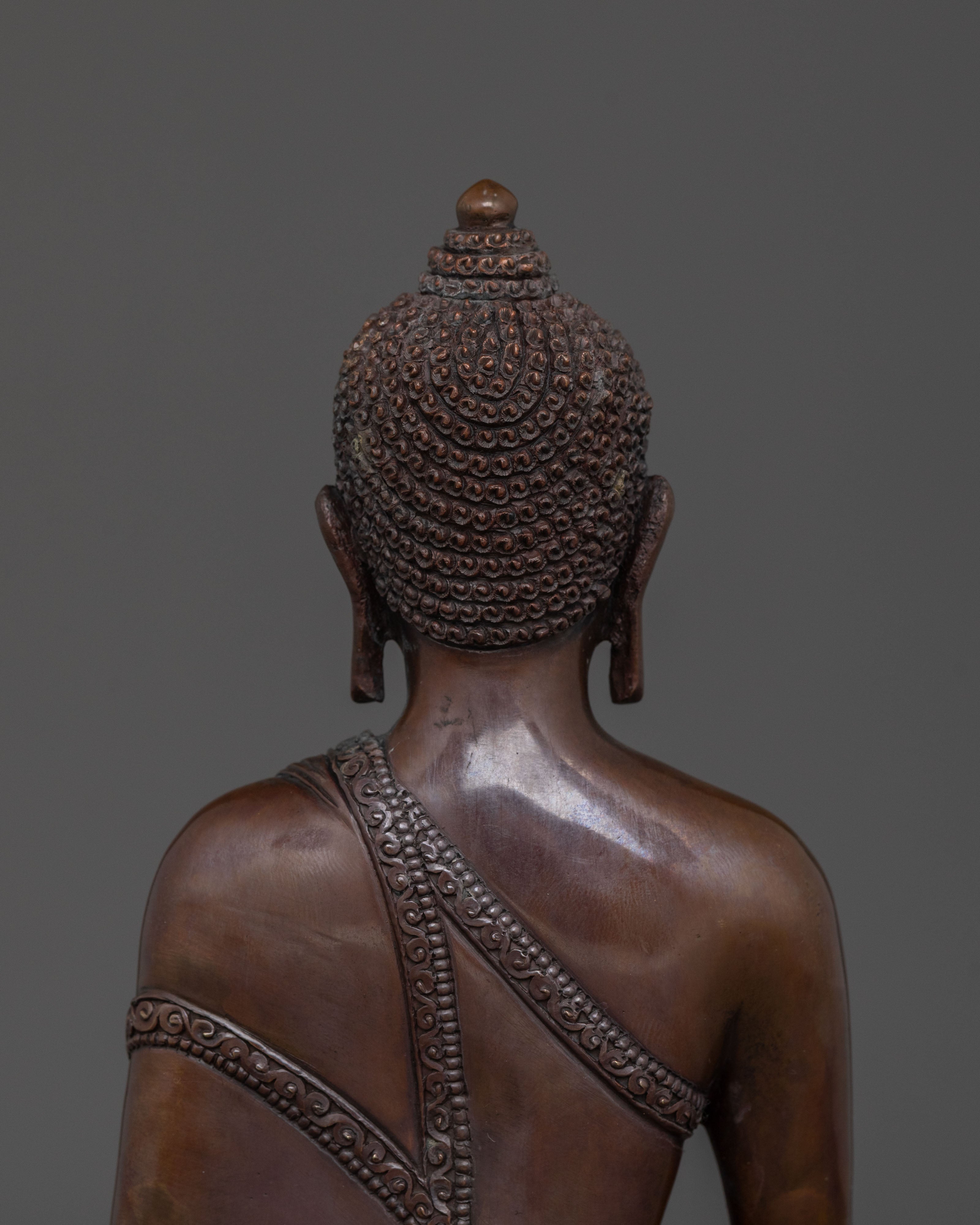 Shakyamuni Buddha Sacred Himalayan Sculpture