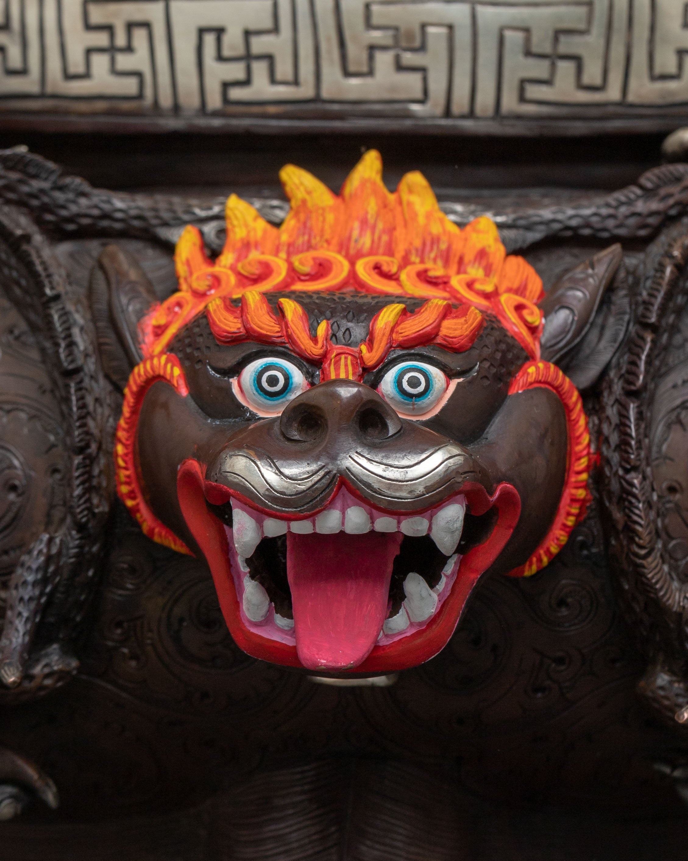 Fierce Protector Vajradaka Statue | Sacred Vajrayana Altar