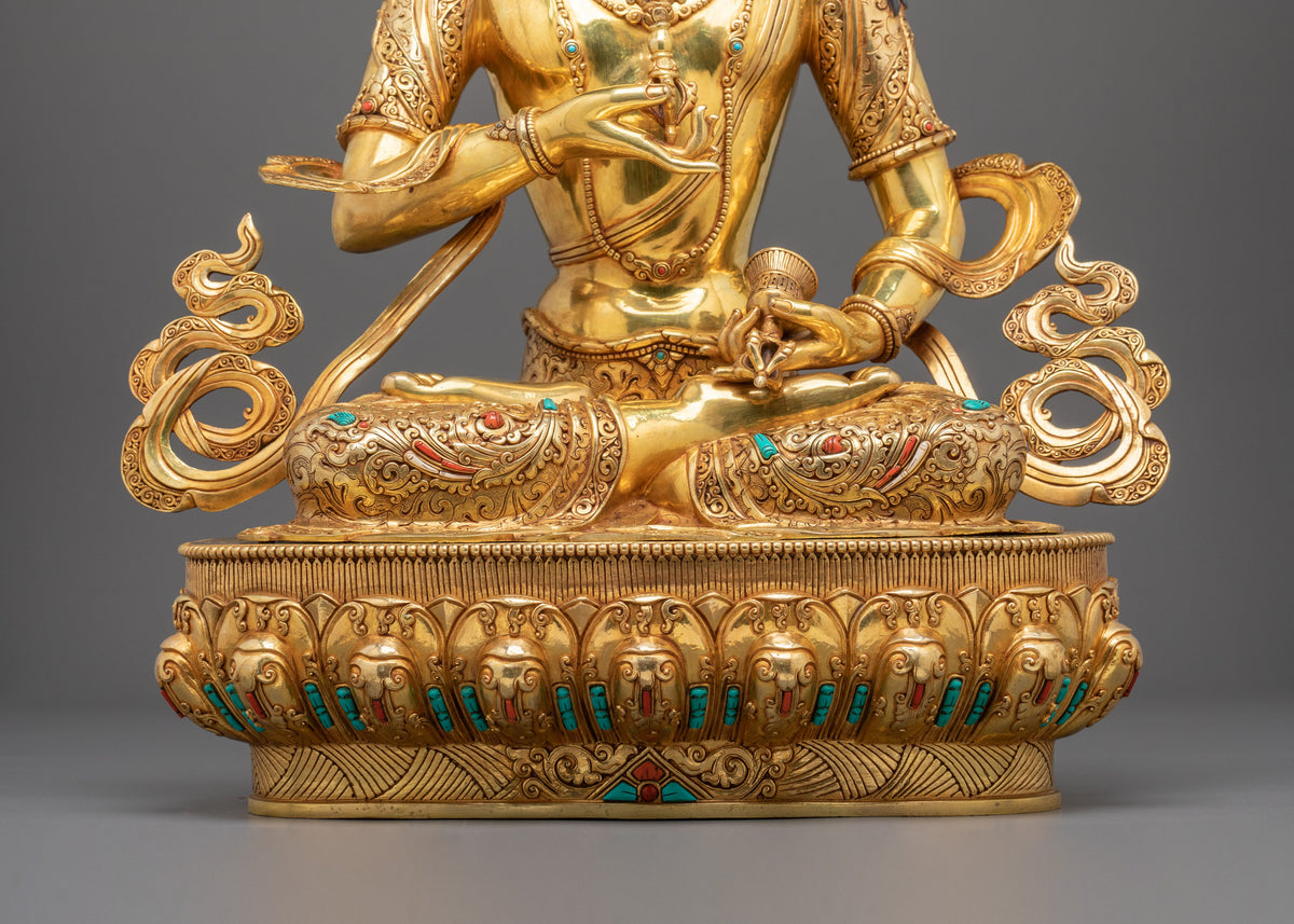 Five Bodhisattvas Statue Set | Sacred Golden Buddhist Collection