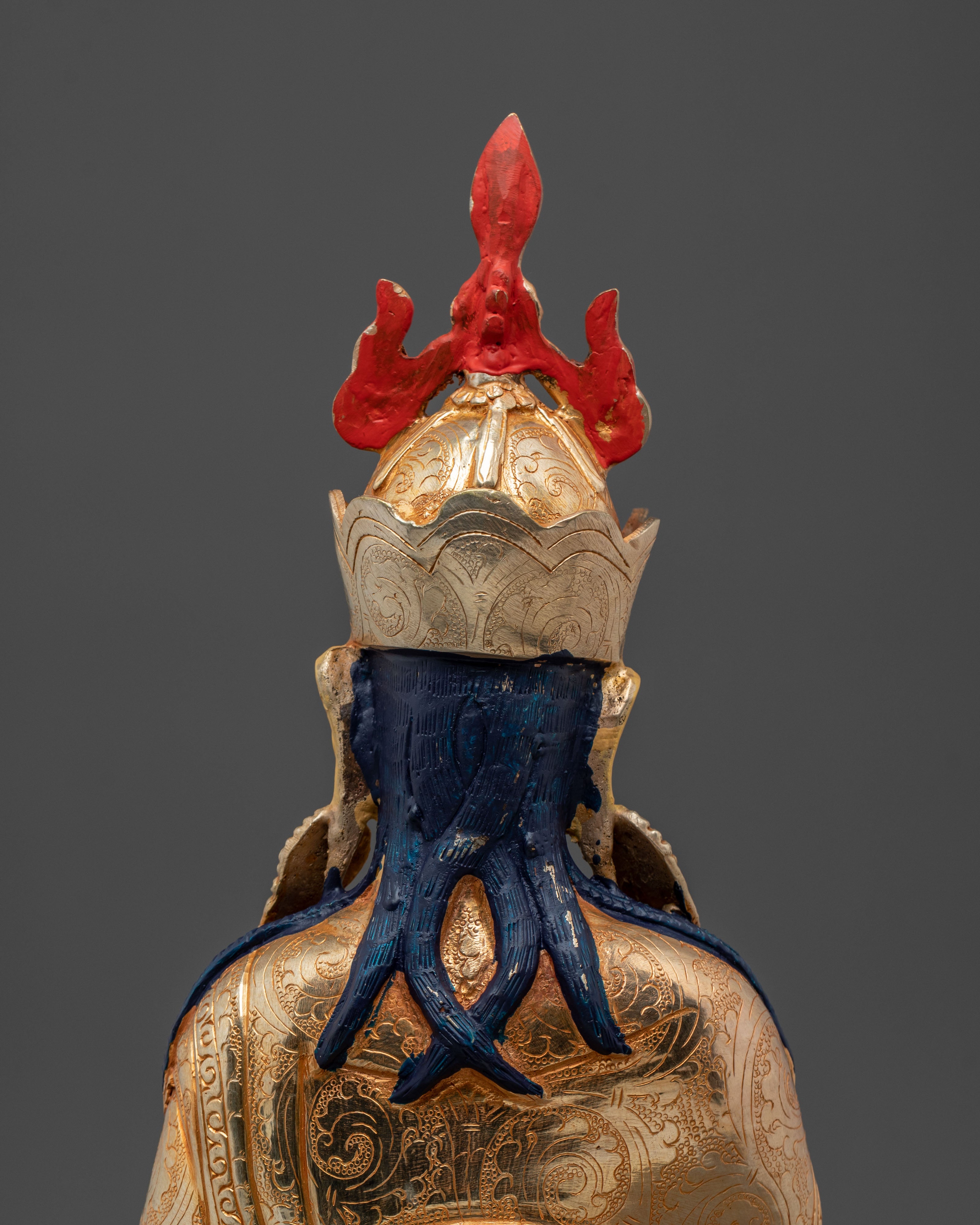 Guru Rinpoche Sacred Statue | Tibetan Buddhist Guru Figurine