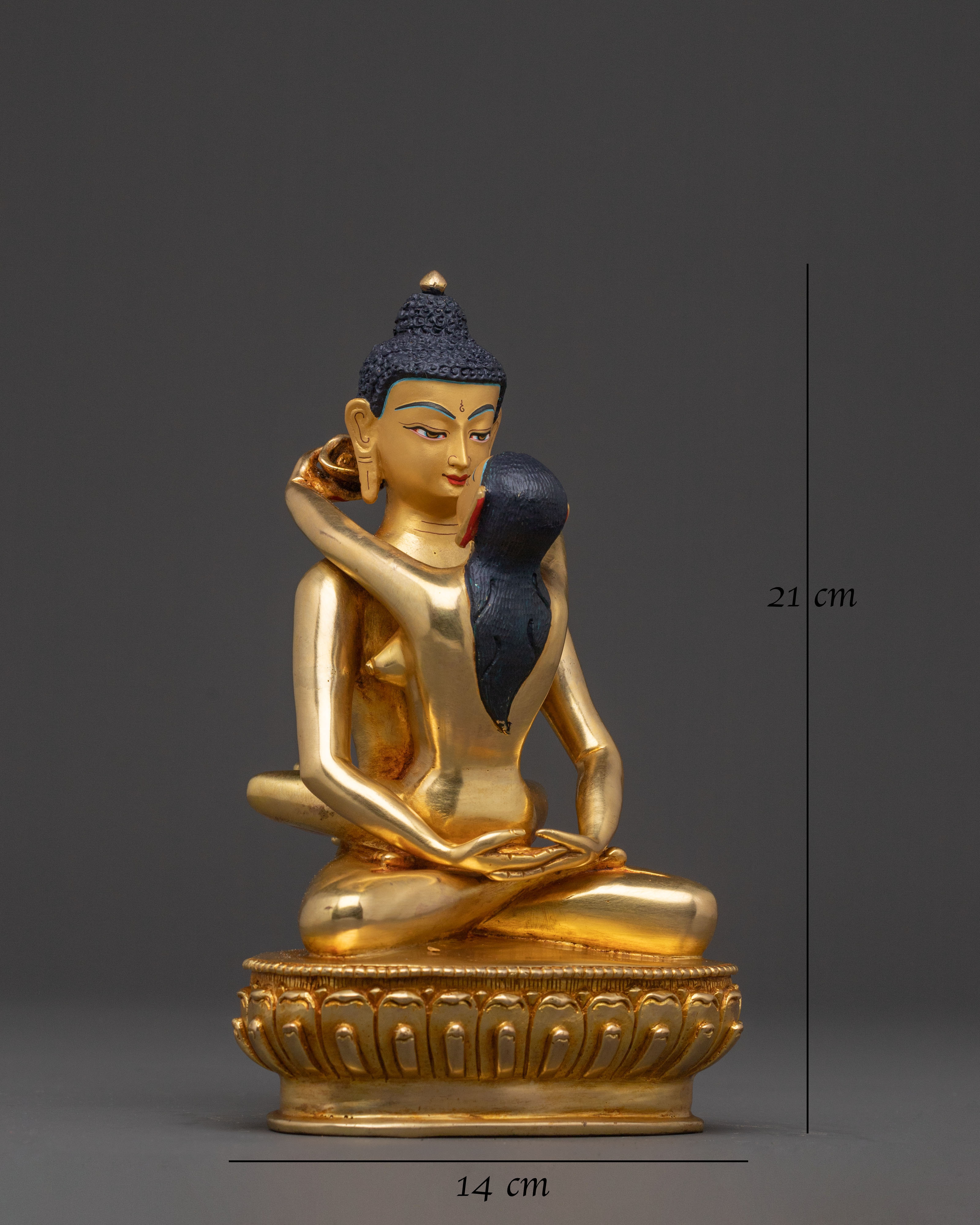 Golden Samantabhadra with Samantabhadri Statue – Vision of Purity