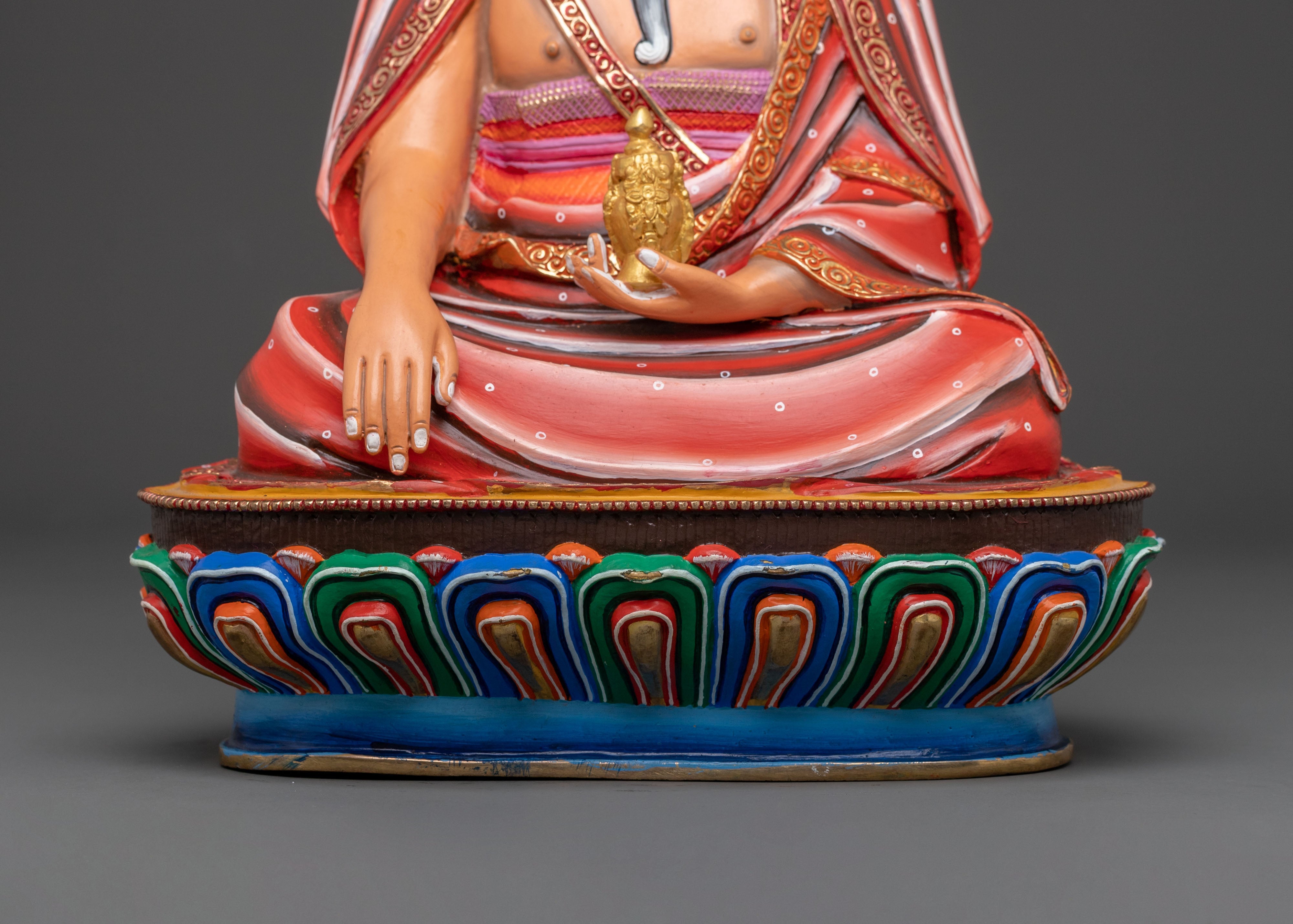 Buddhist Master: Guru Shapdum | Handcrafted Statue