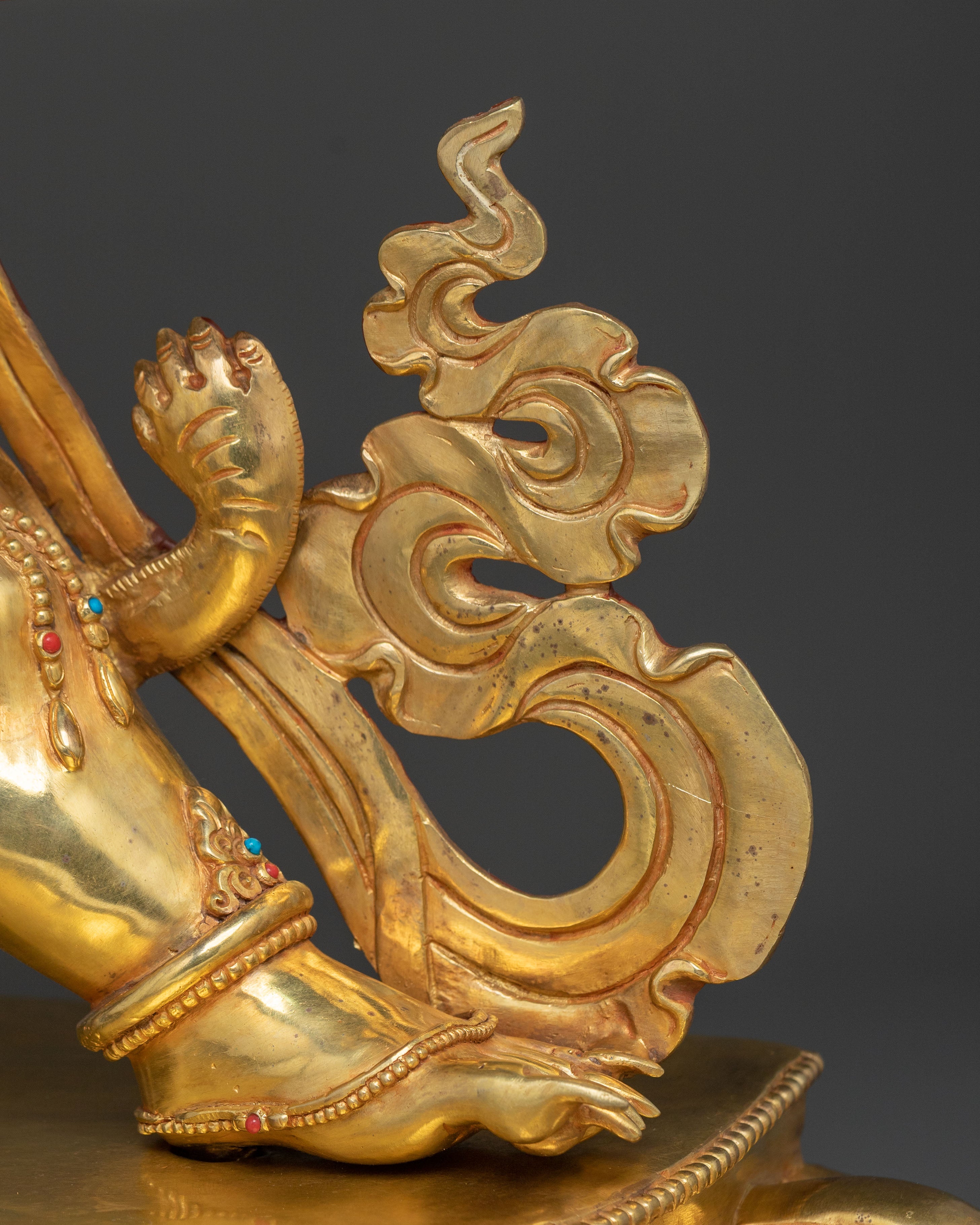 Protector Vajrapani Sculpture | Handcrafted Spiritual Art