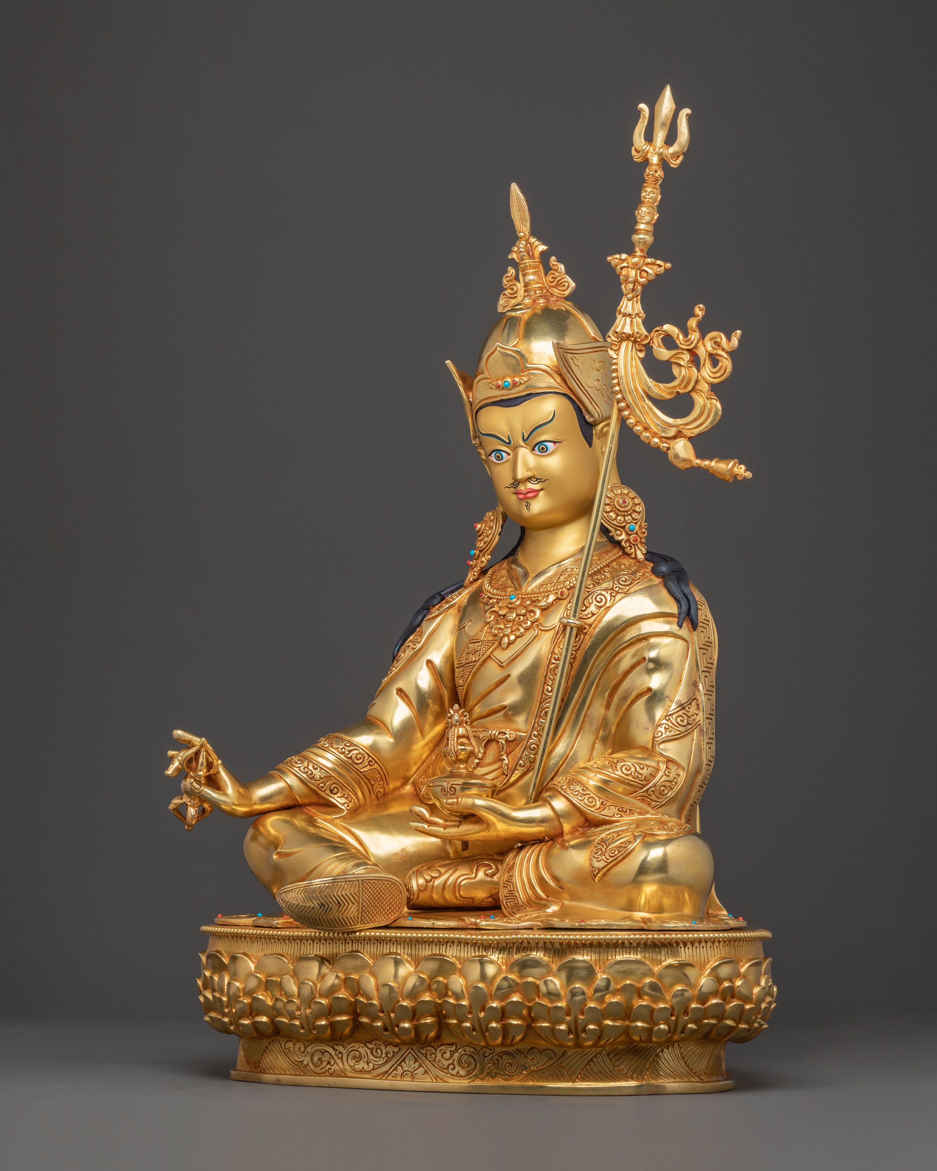 Guru Rinpoche Tibetan Sacred Statue | A Symbol of Divine Power