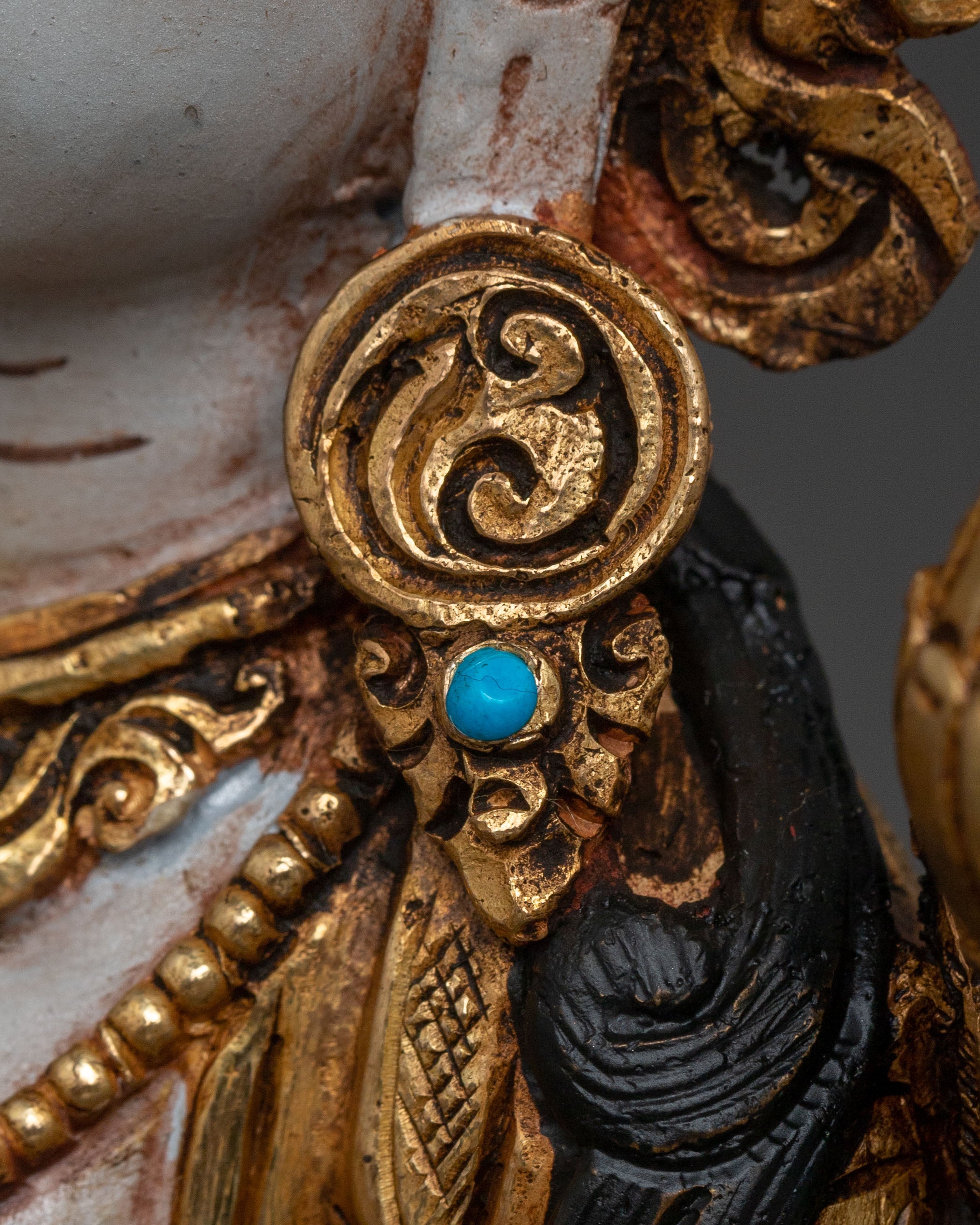 Statue of White Tara Goddess of Compassion: Handcrafted Serenity