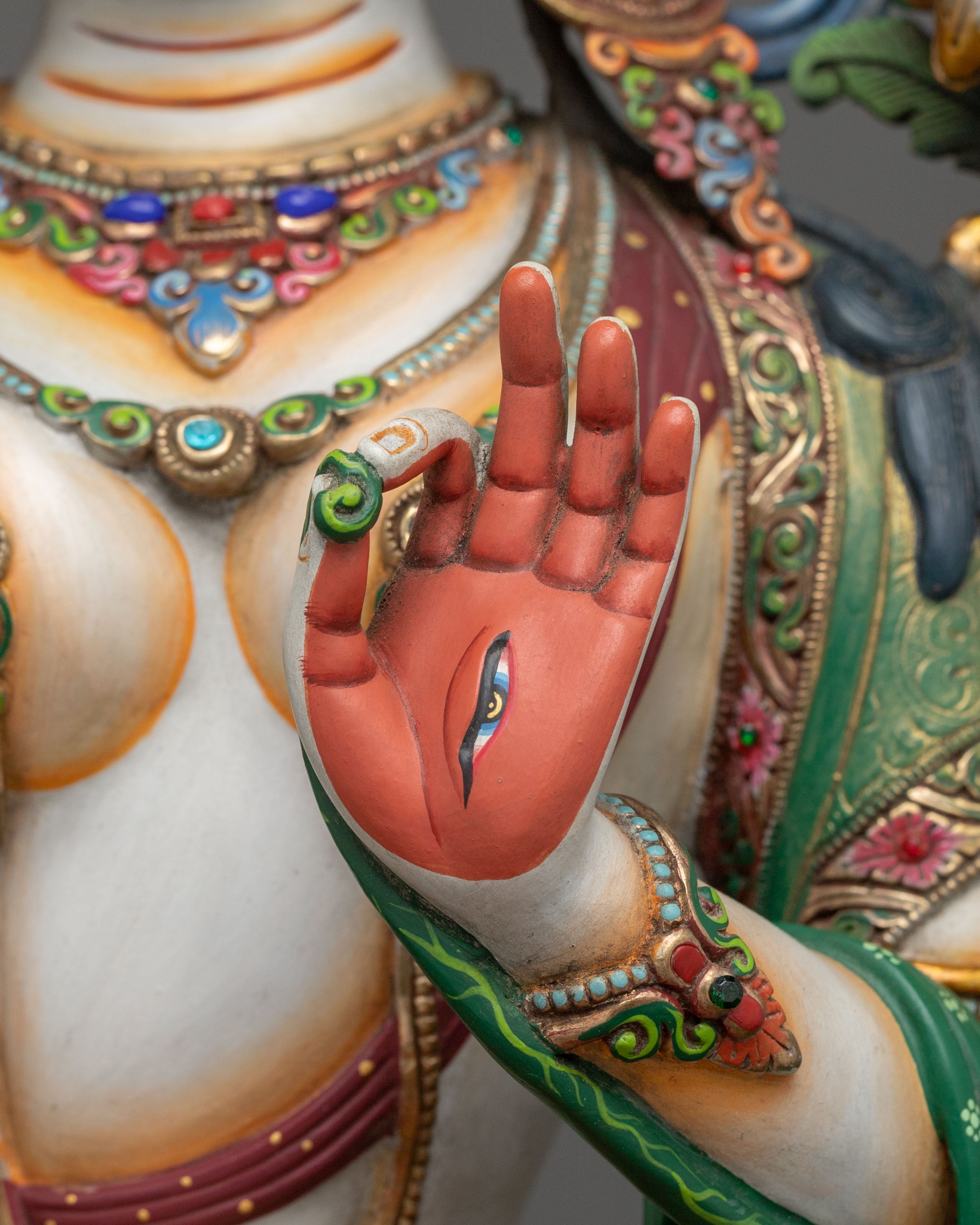 White Tara Compassion Goddess Sculpture | Buddhist Decor