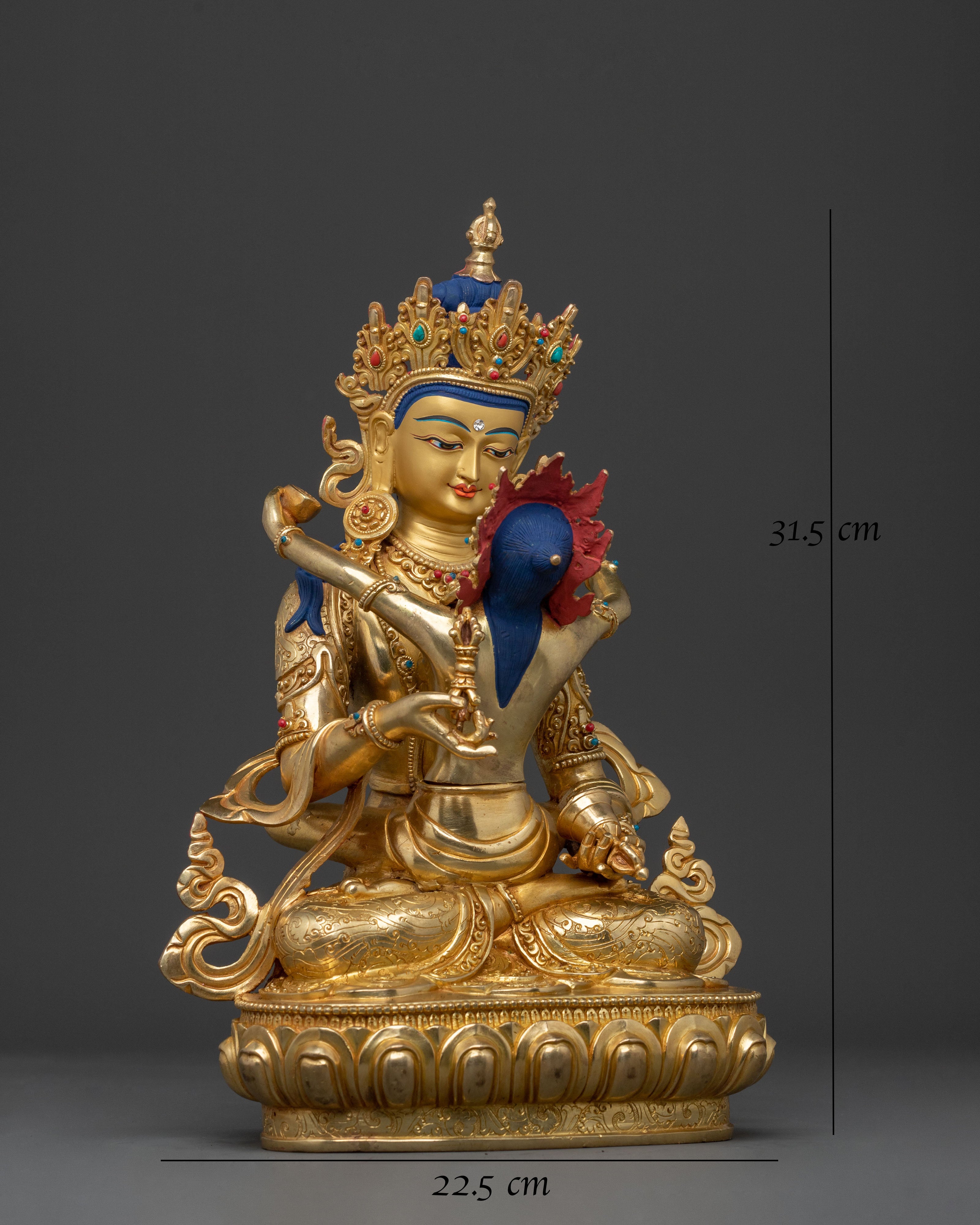 Vajrasattva Statue with Vajragarvi | Purity Figurine