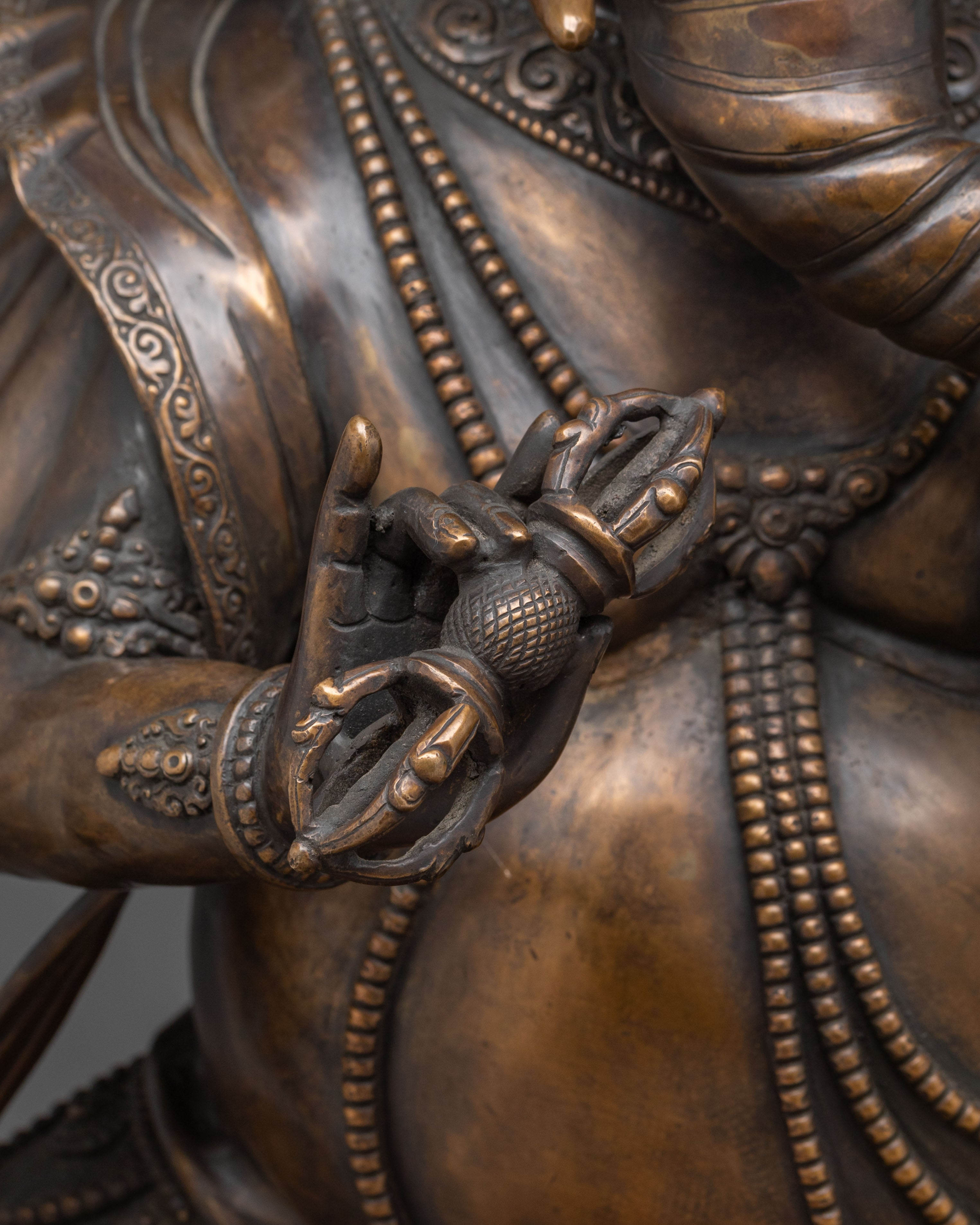 God Ganesha Statue | Handcrafted Sacred Copper Figurine