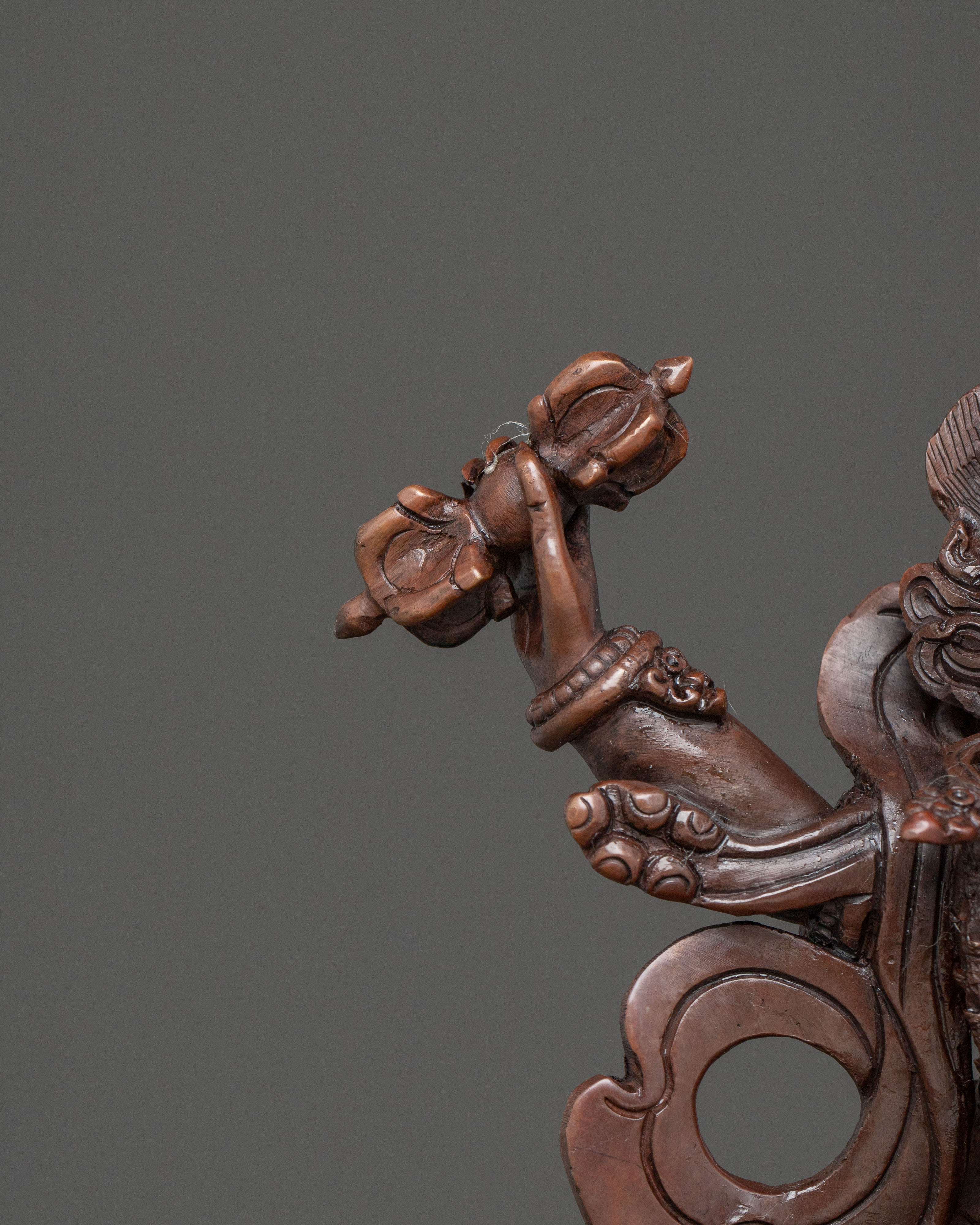 Dorje Gotrab Oxidized Copper Statue | Spiritual Protector