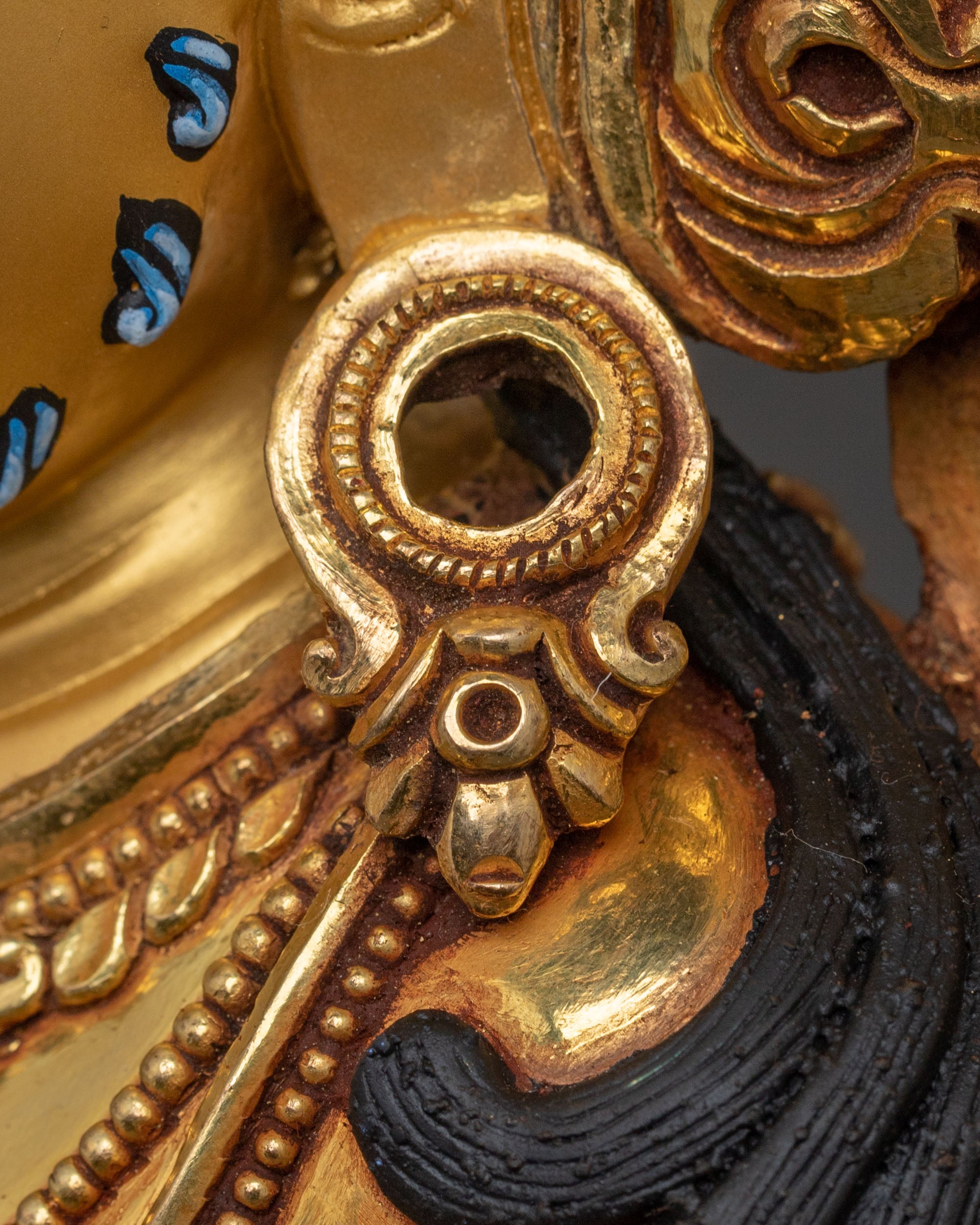 Dzambhala Sacred Statue | 24K Gold Gilded