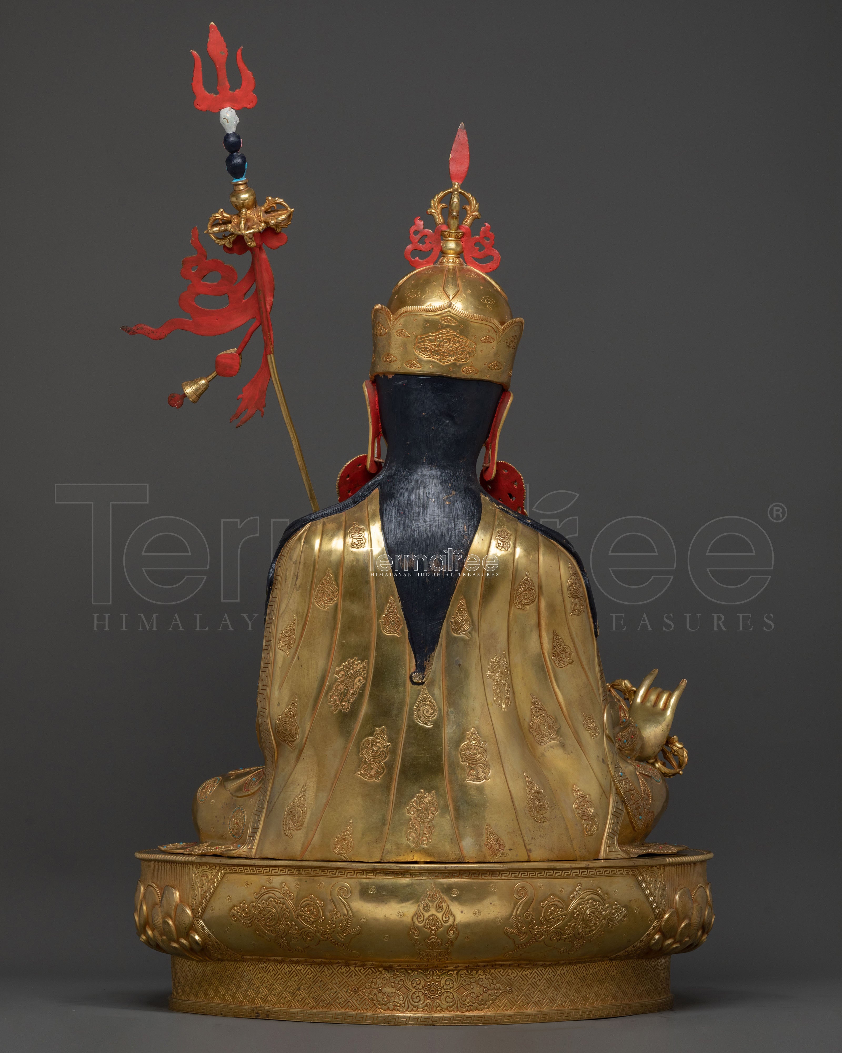 Majestic Lotus Born Guru Rinpoche Statue | Symbol of Wisdom and Compassion