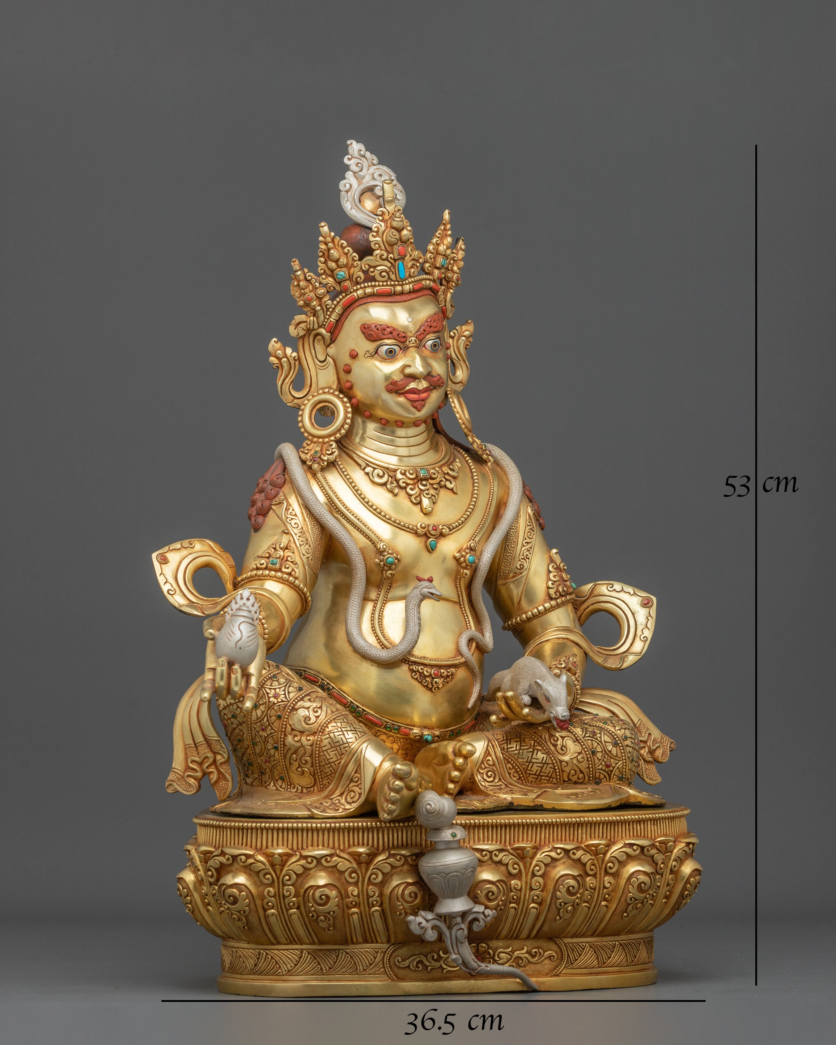 Traditional Himalayan Dzambhala Statue | Home Decor