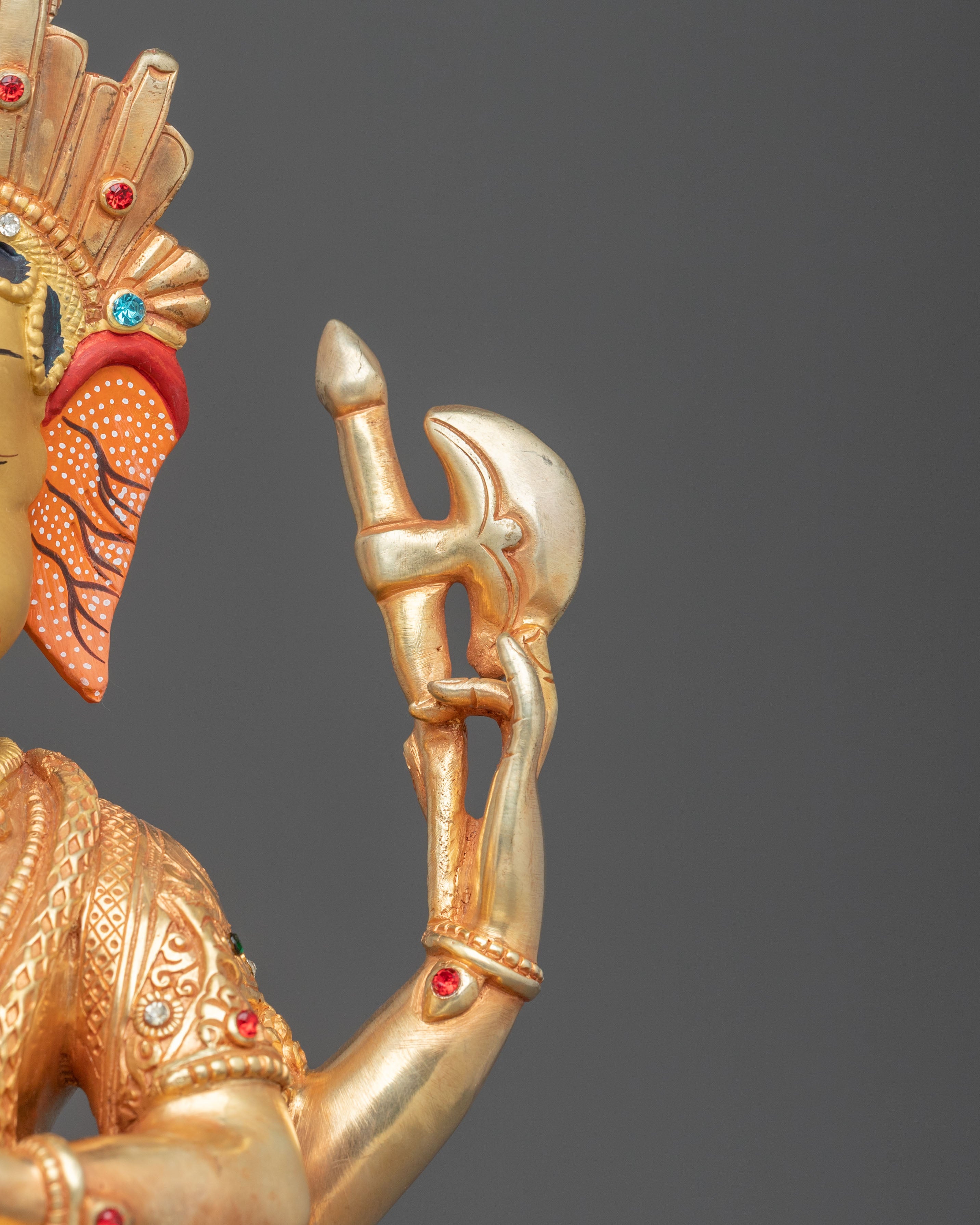 Elephant-Headed Hindu God Ganesha Statue | Home Decor