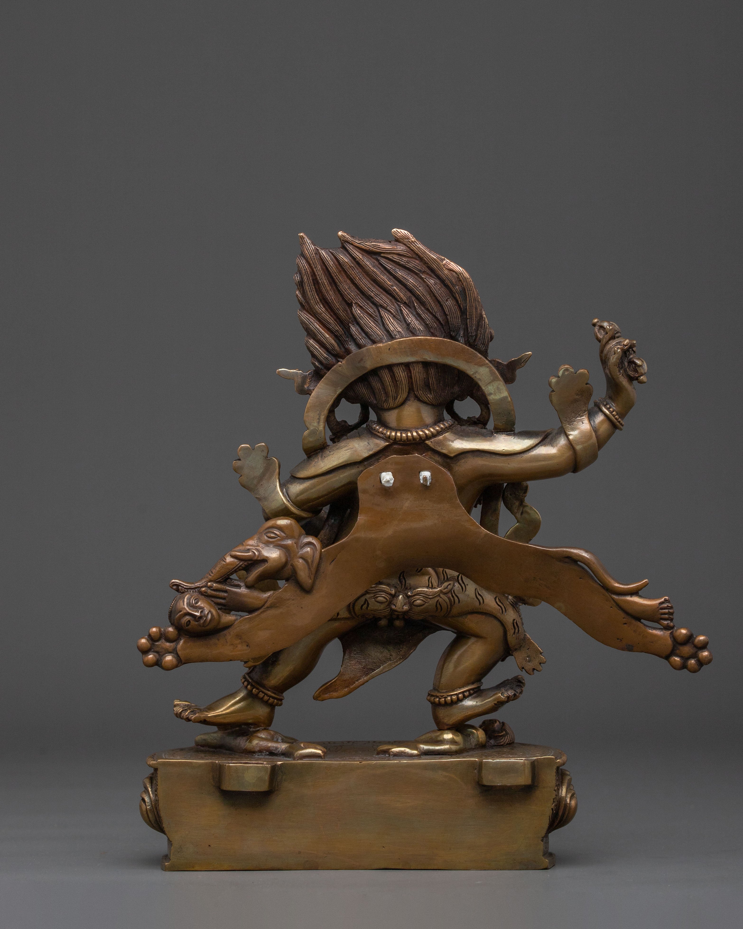 Vajrapani Antique Bronze Statue | Buddhist Protector Sculpture