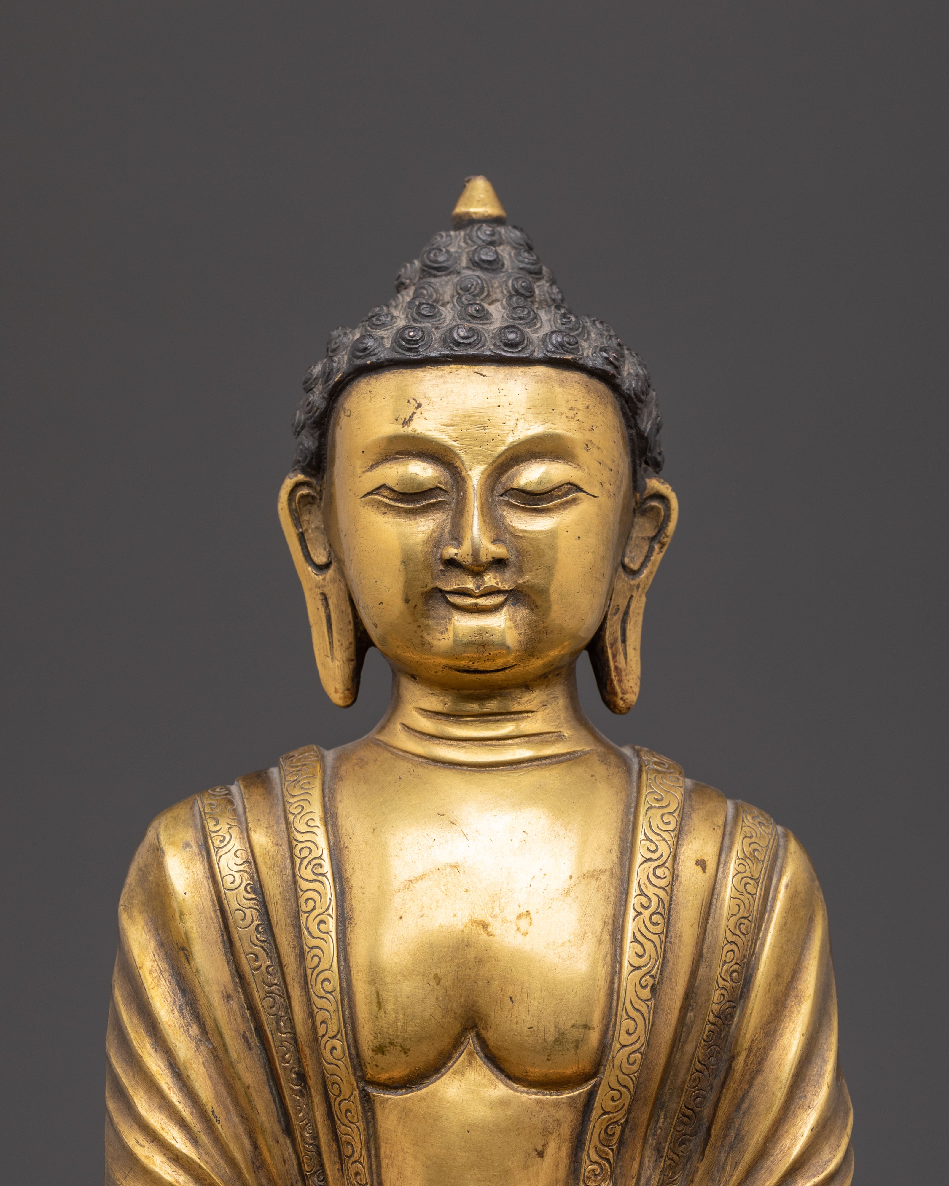 Copper Ratnasambhava Buddha Sculpture | Wisdom of Equality