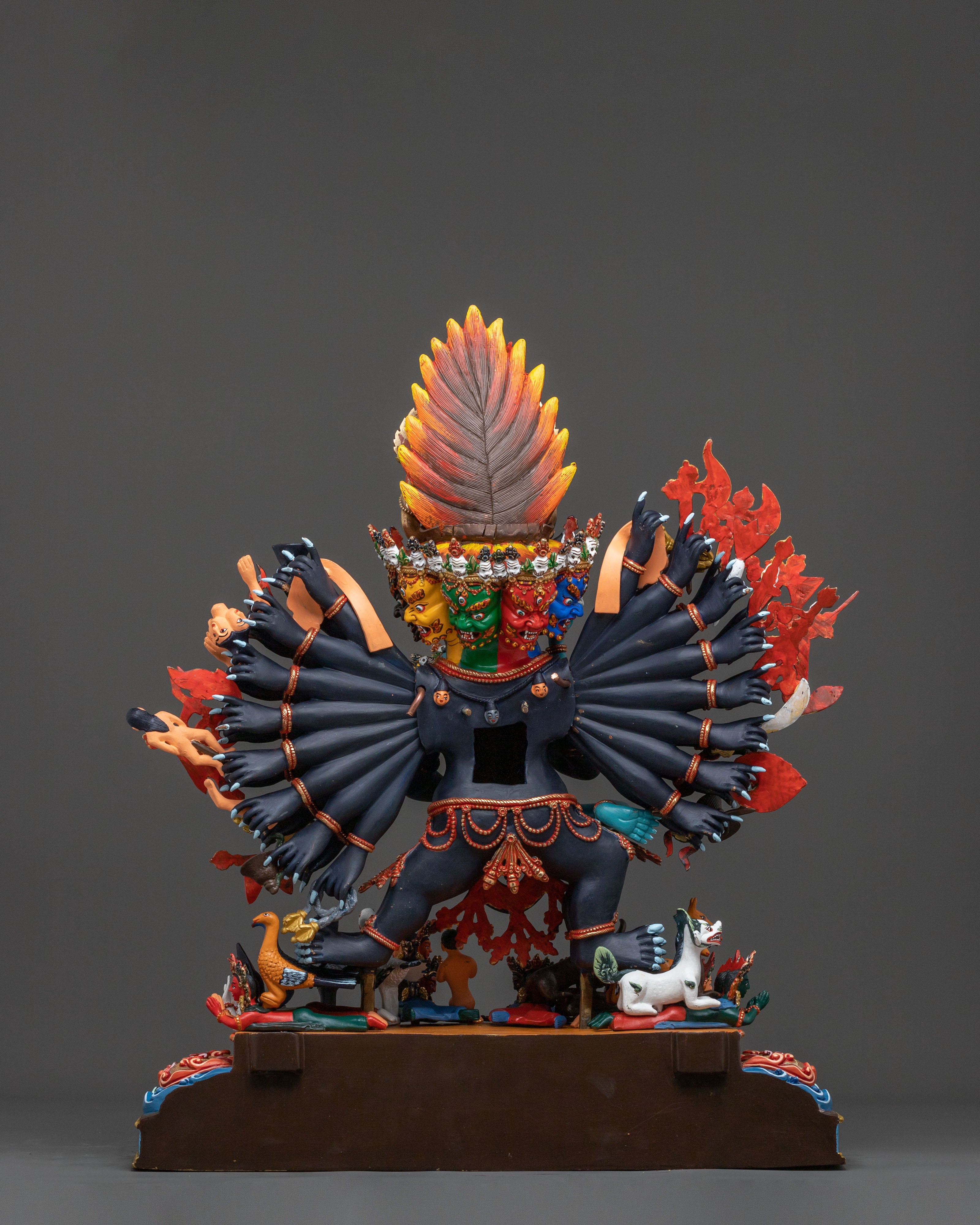Yamantaka Wrathful Deity Statue | Fierce Protector of Enlightened