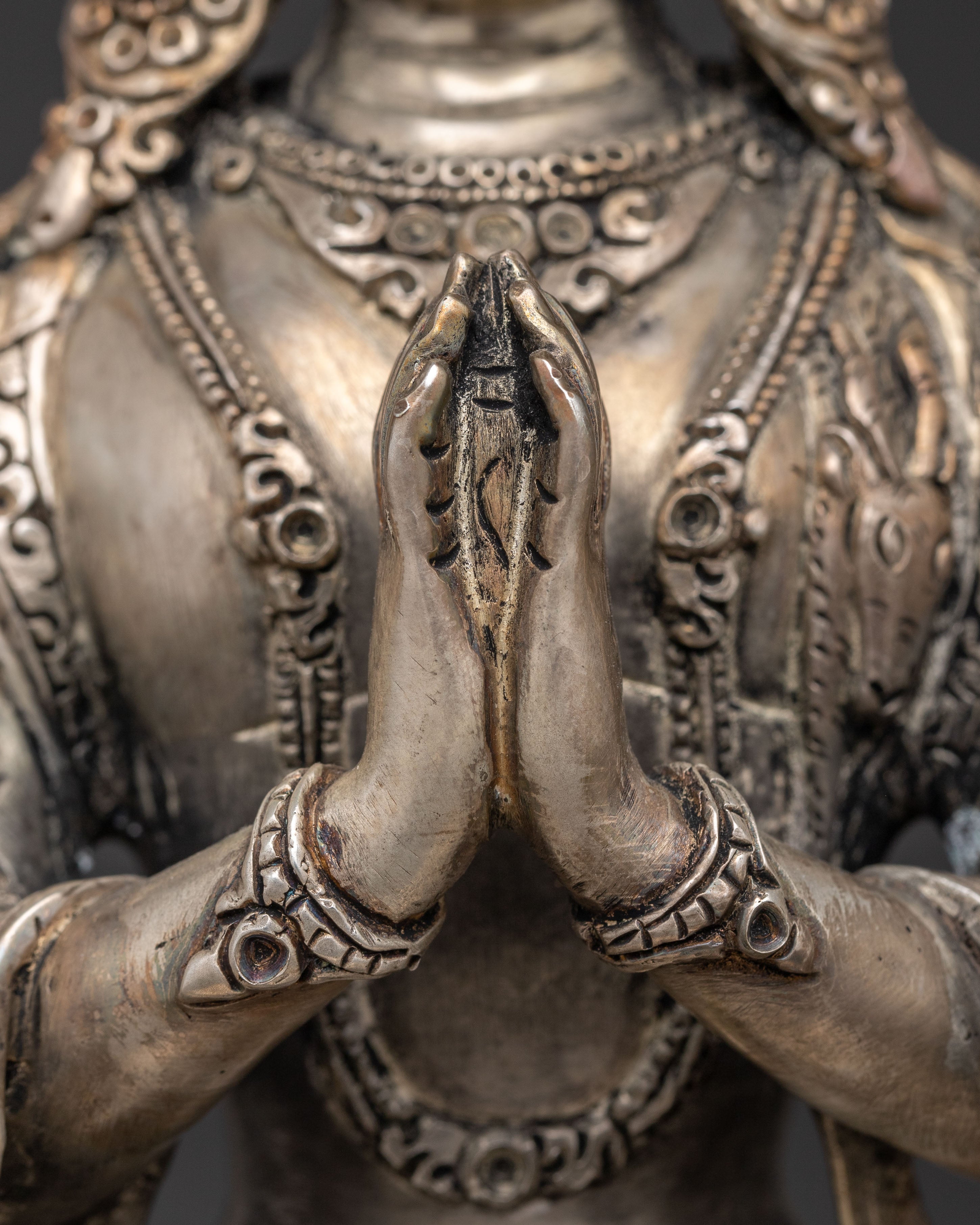 Himalayan Statue of Bodhisattva Chenrezig | Symbol of Compassion