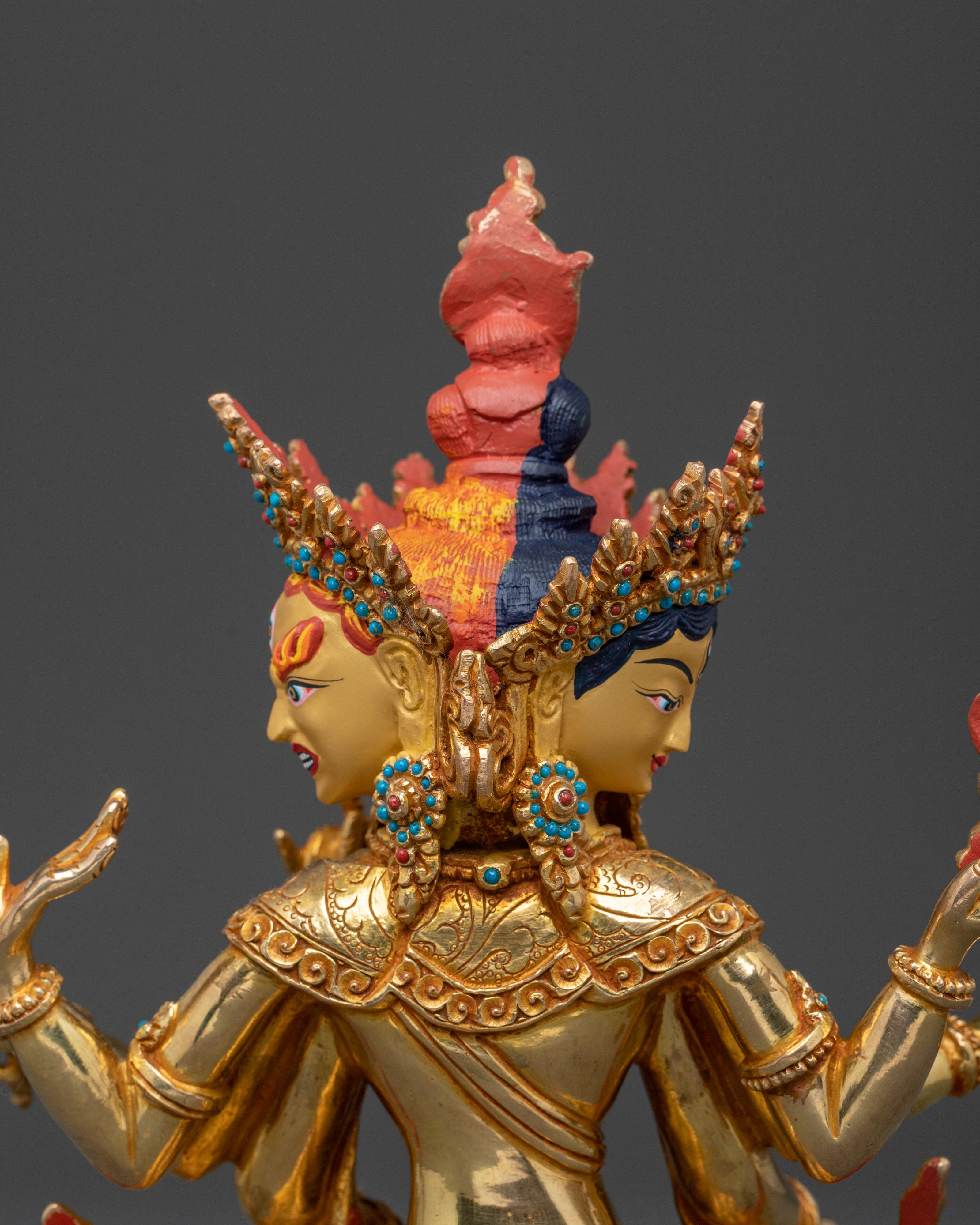Namgyalma Longevity Statue: 24K Gold Gilded