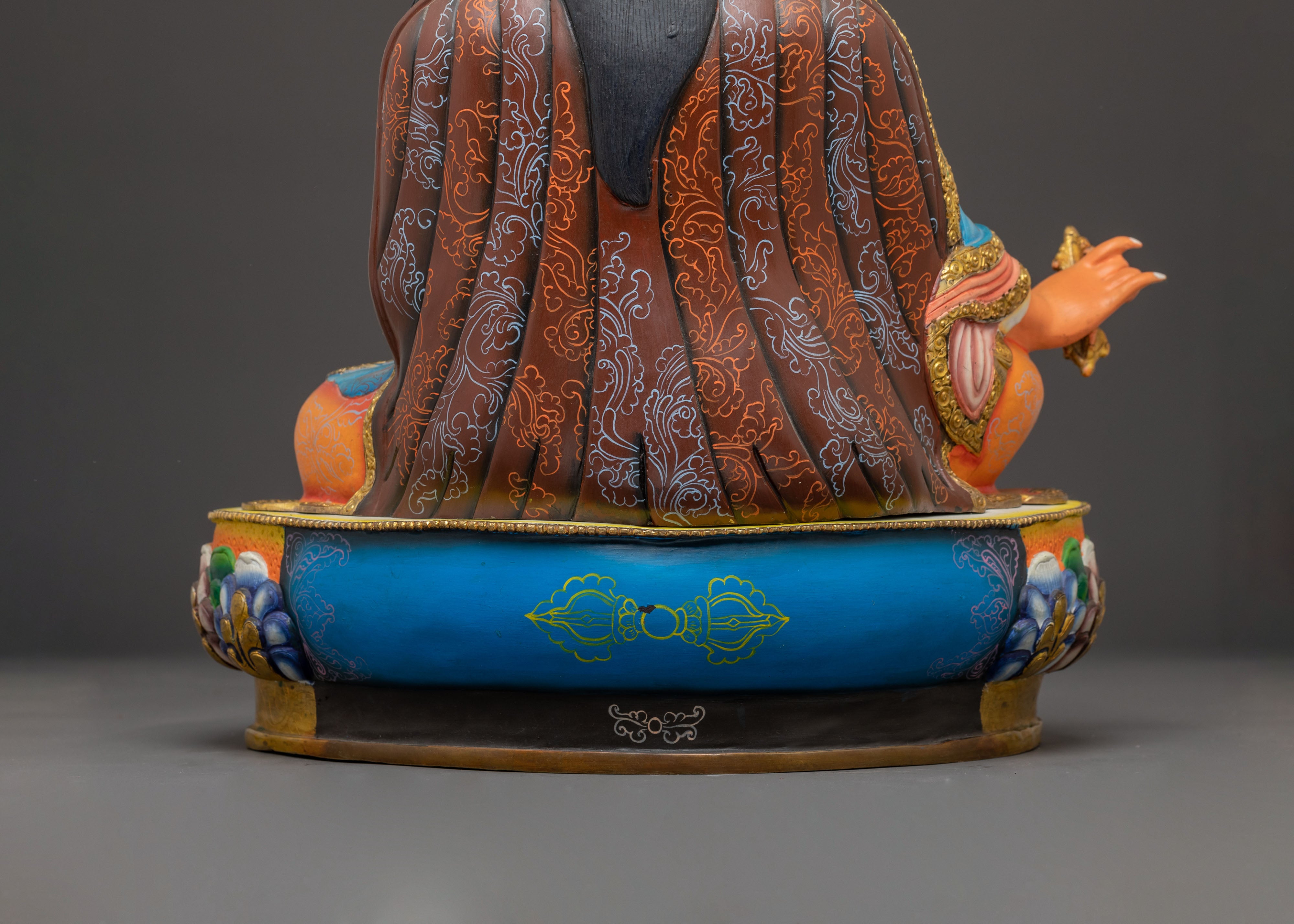 Handcrafted Copper Padmasambhava Statue | Lotus-Born Master