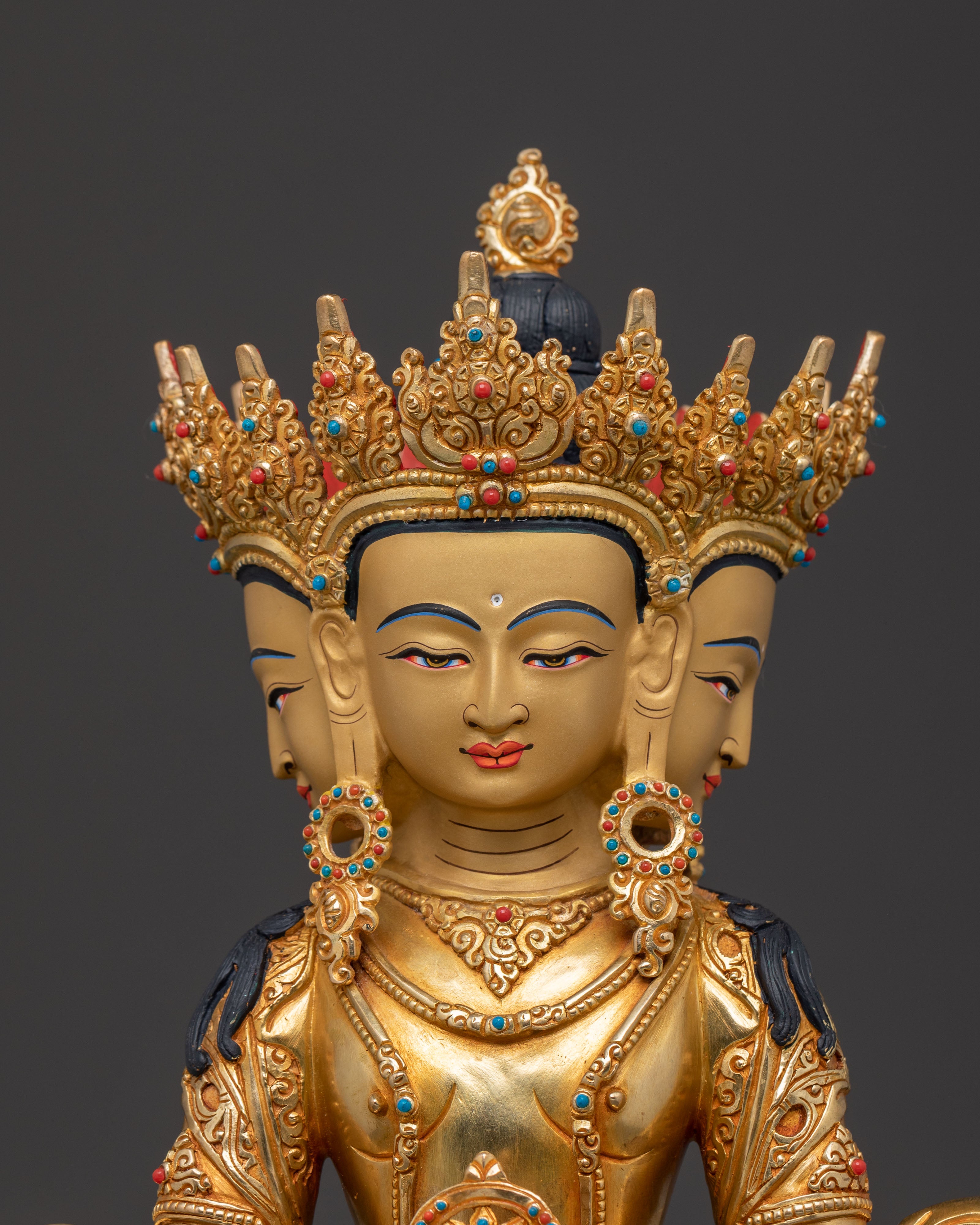 Cosmic Buddha Vairocana Sacred Statue for Altar