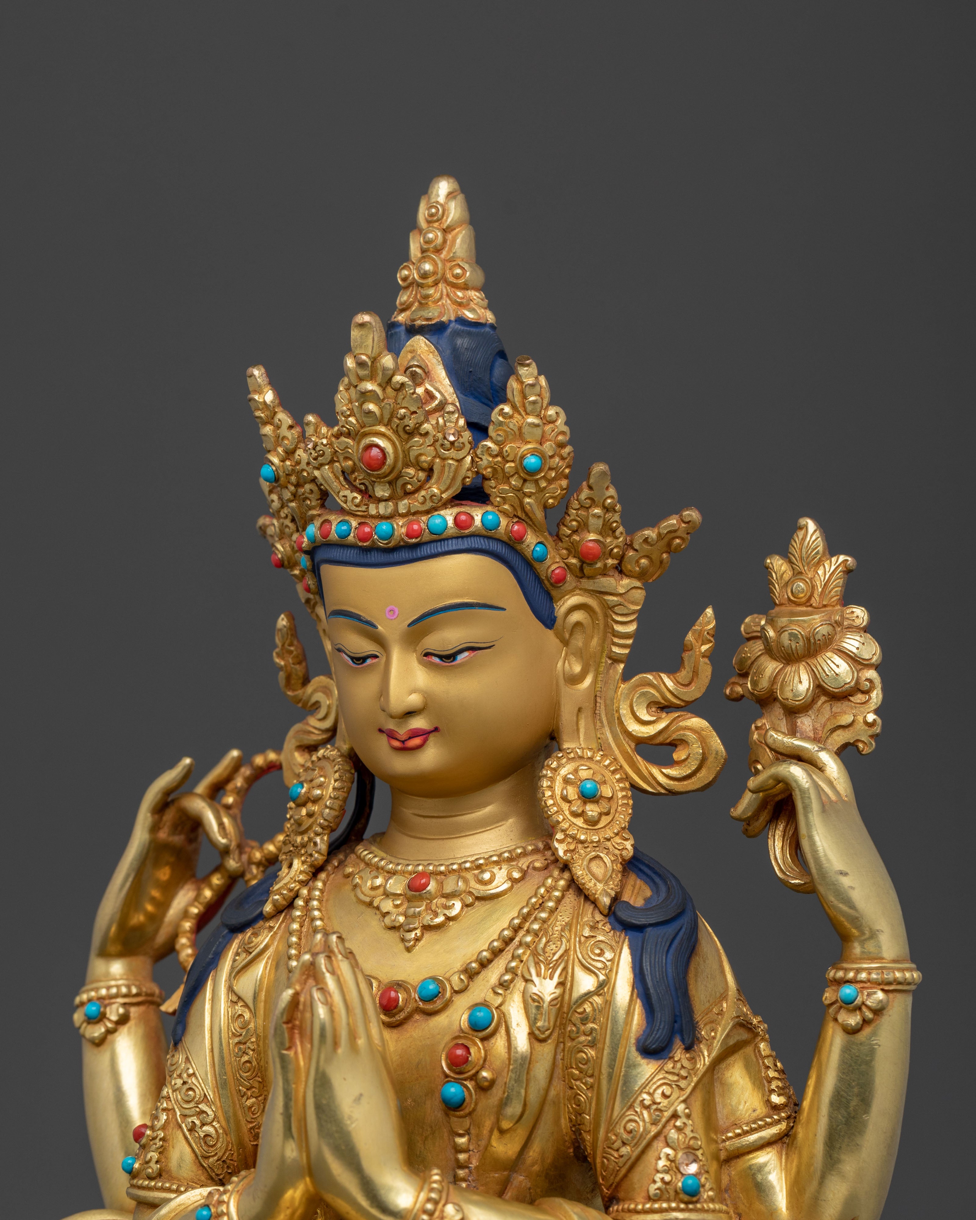 Chenrezig Sacred Figurine | Compassionate Bodhisattva