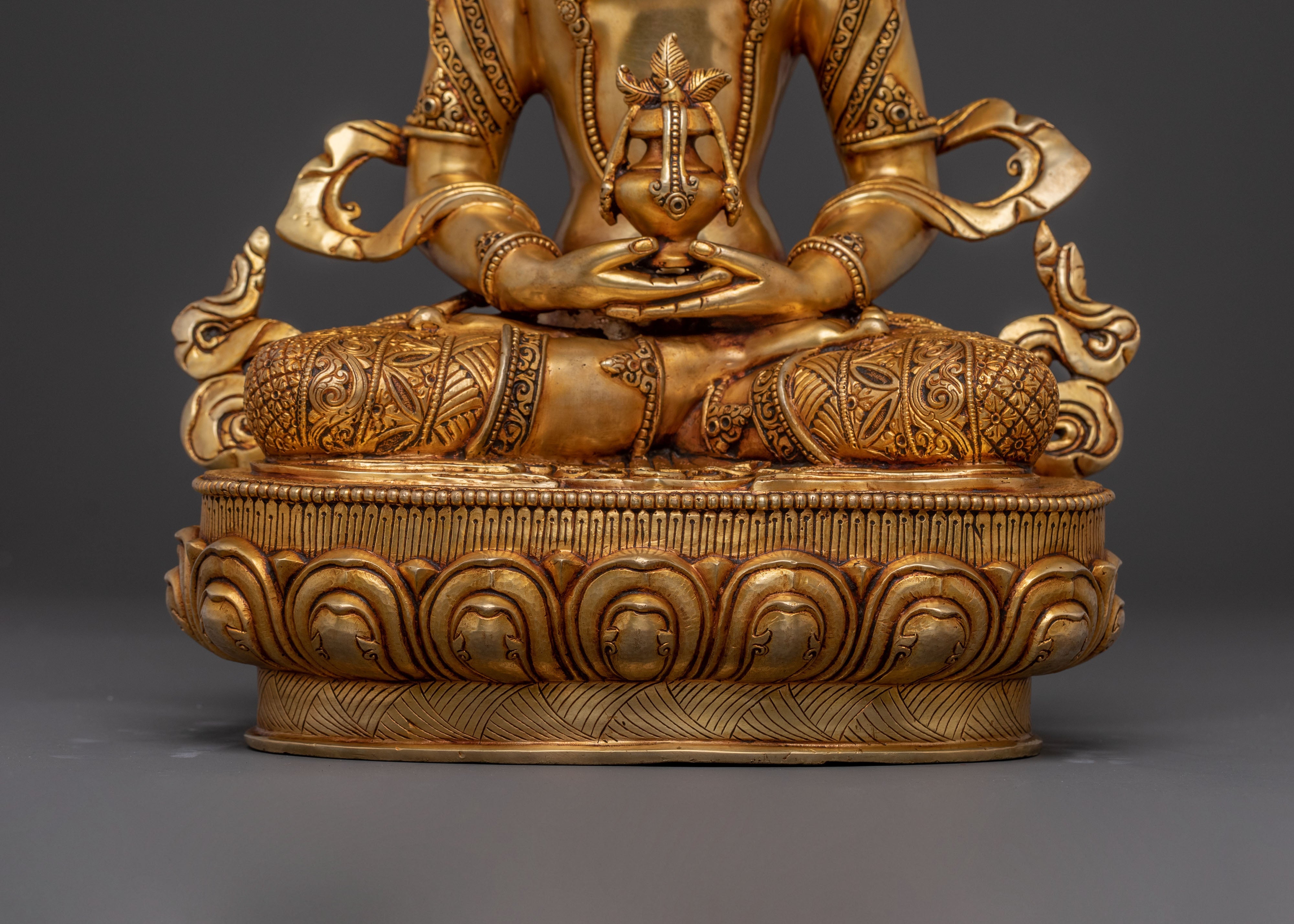 Six Bodhisattva Statue Altar Set | Hand-Gilded Copper Statue