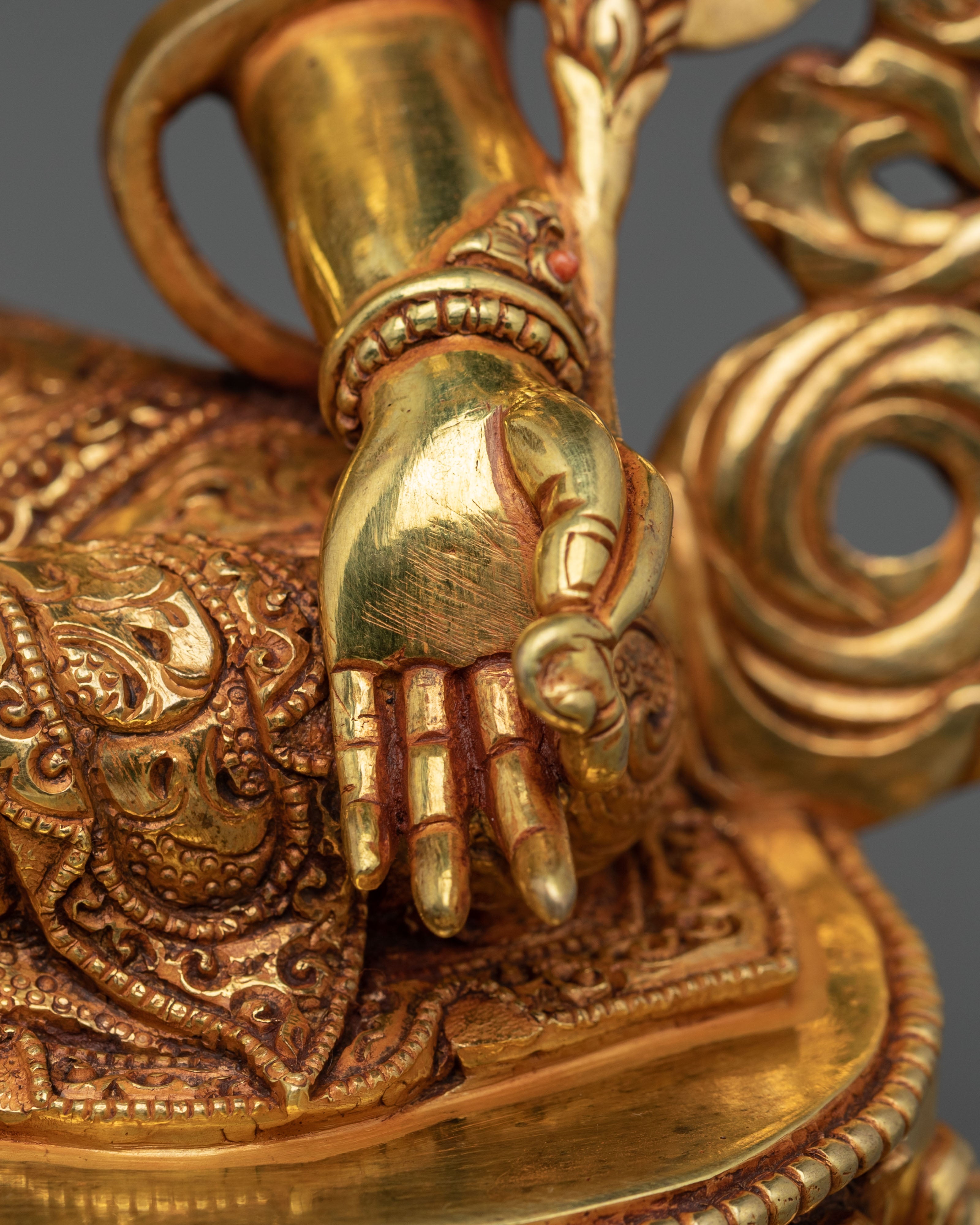 Kshitigarbha Spiritual Copper Statue | Symbol of Compassion