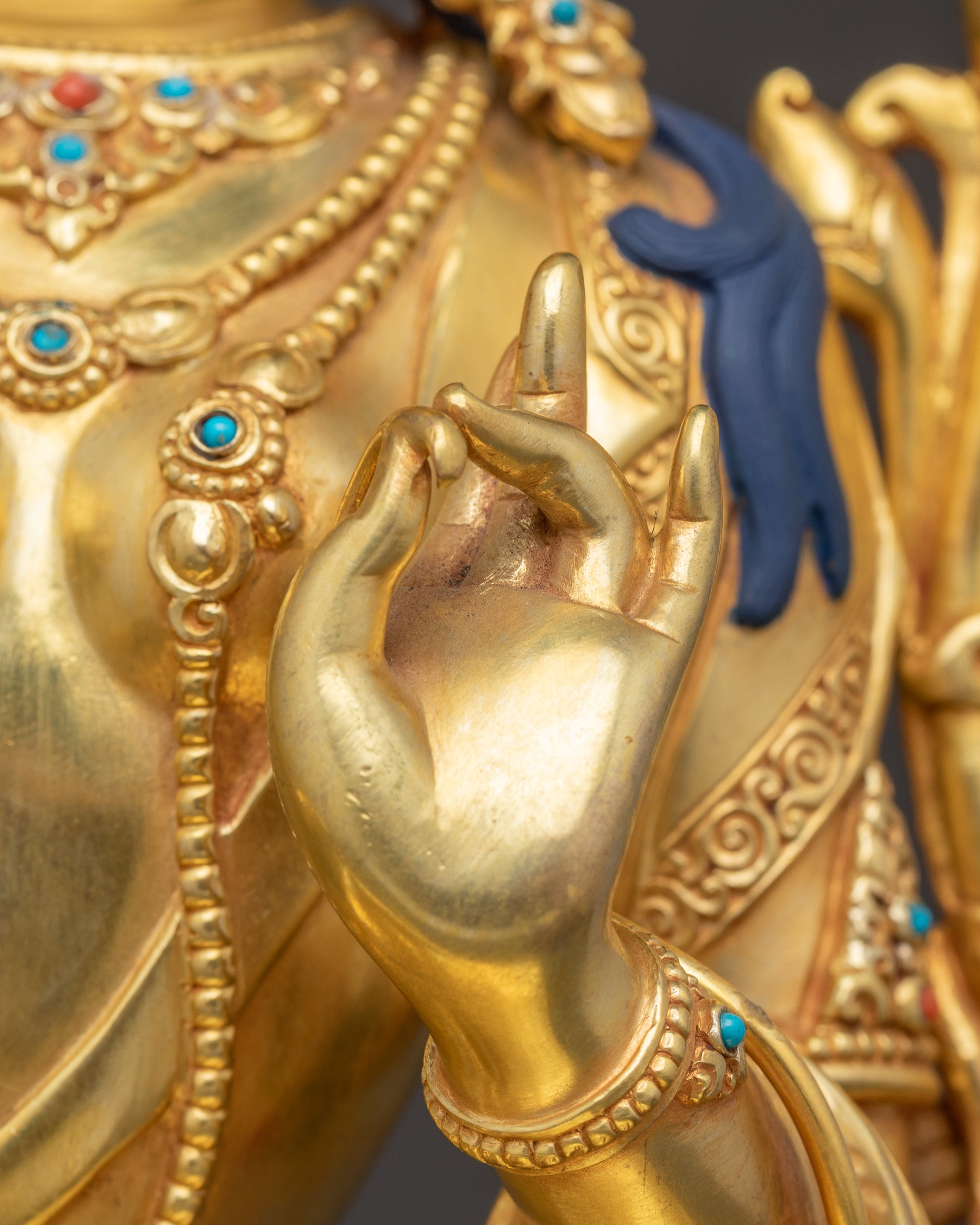 Green Tara Statue: Embodiment of Enlightened Action