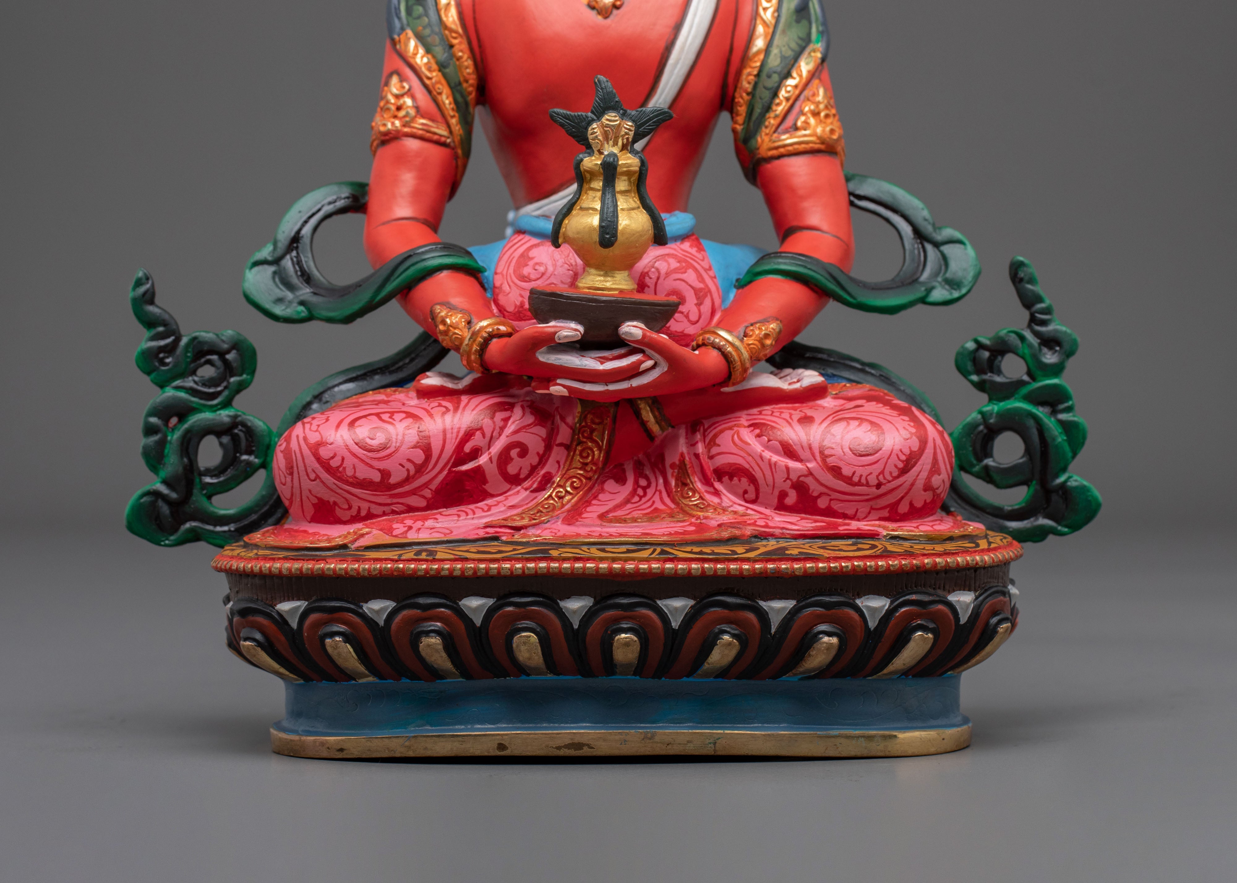 Amitayus Statue with Consort | Buddha of Infinite Life