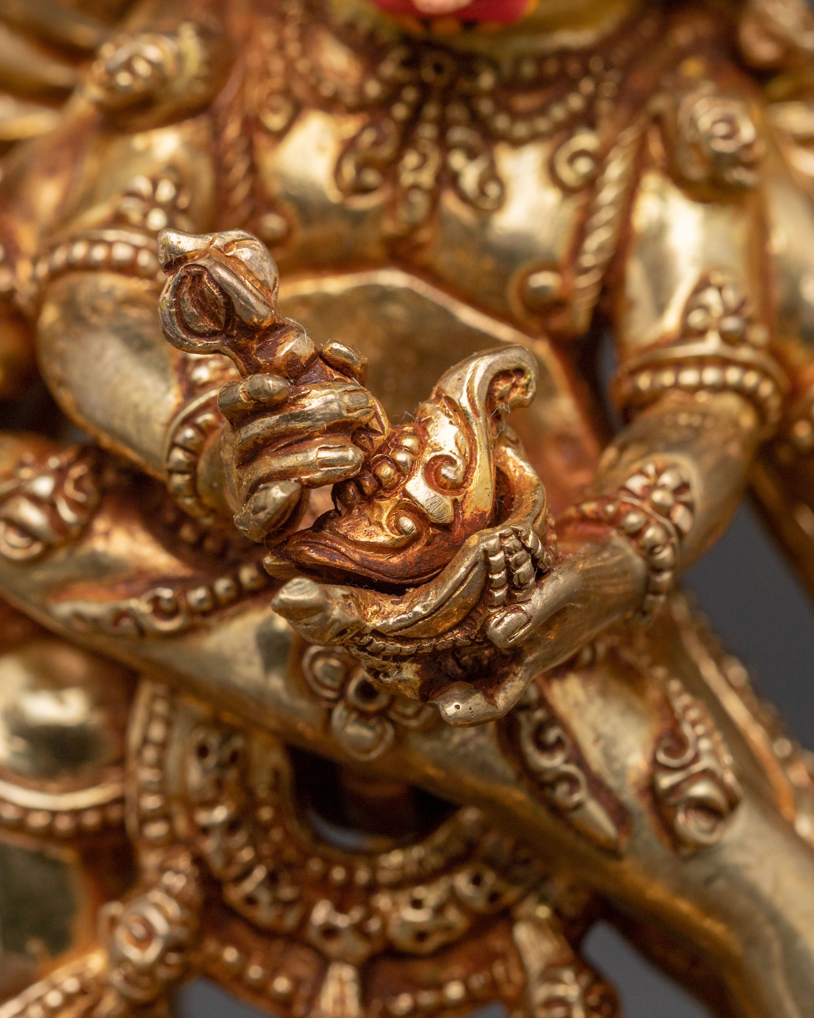 Destroyer of Death Yamantaka Statue – Handcrafted Copper Masterpiece