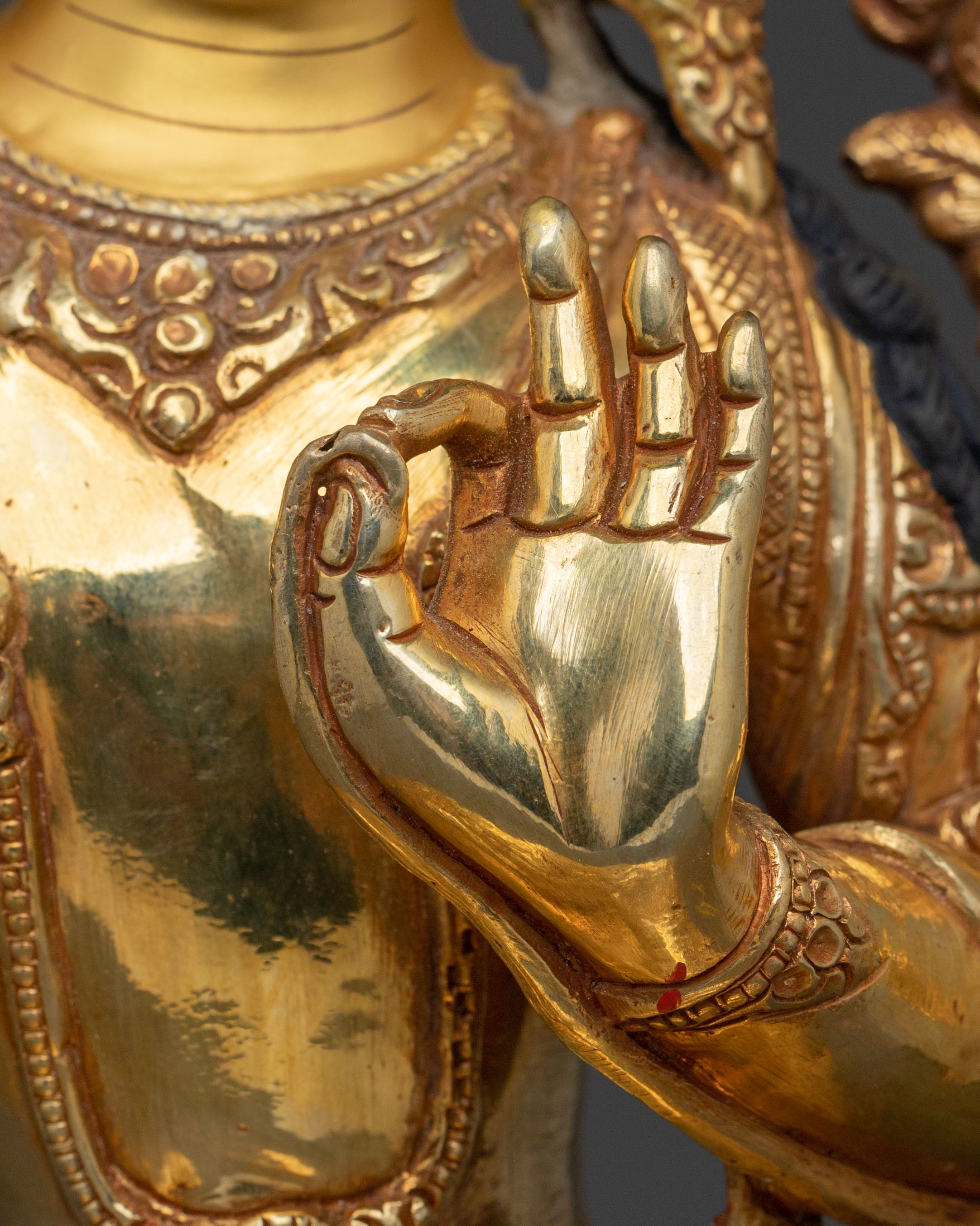 Handcrafted Manjushri Spiritual Statue | Radiant Wisdom