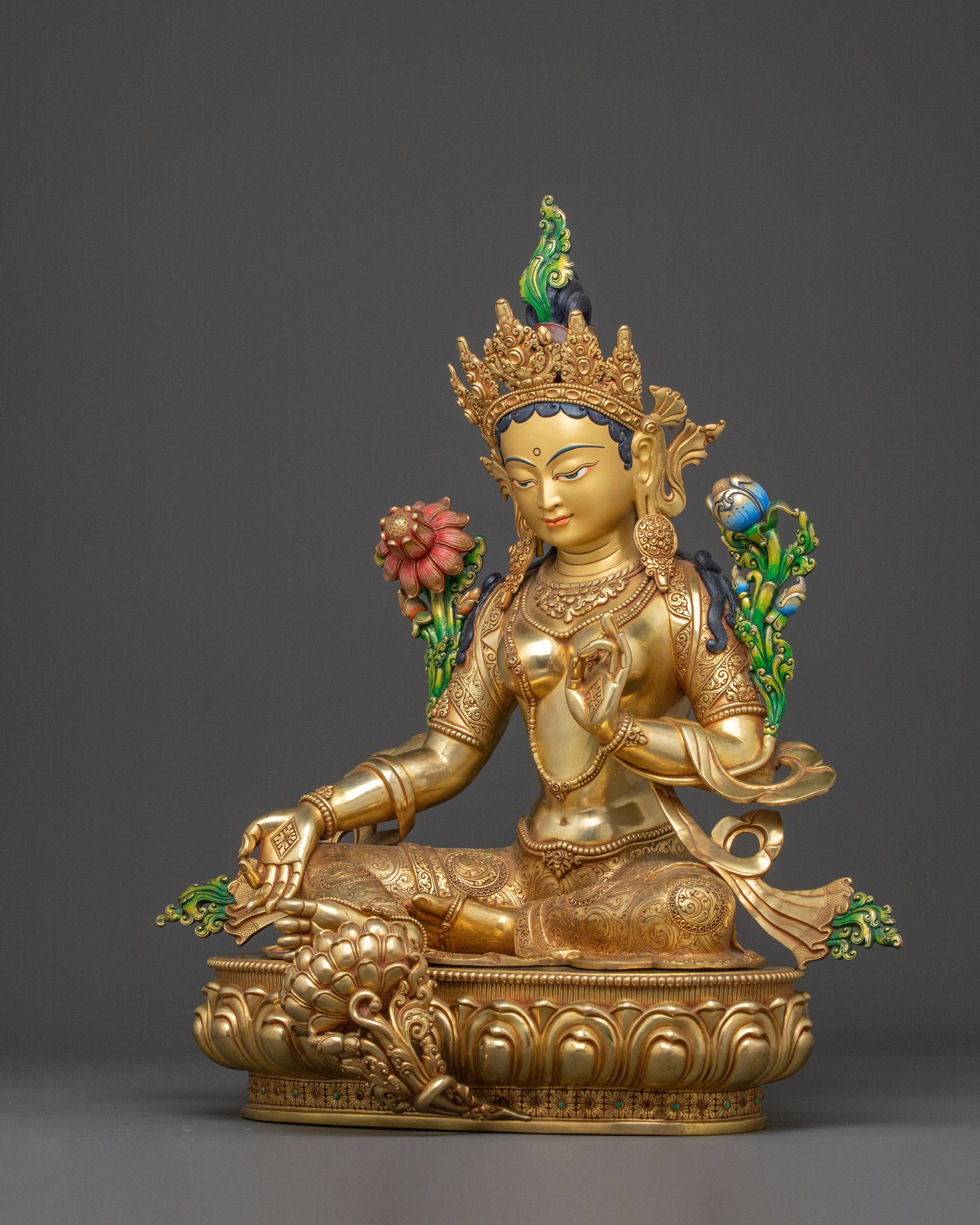 Mother Green Tara Statue | Savior from Suffering