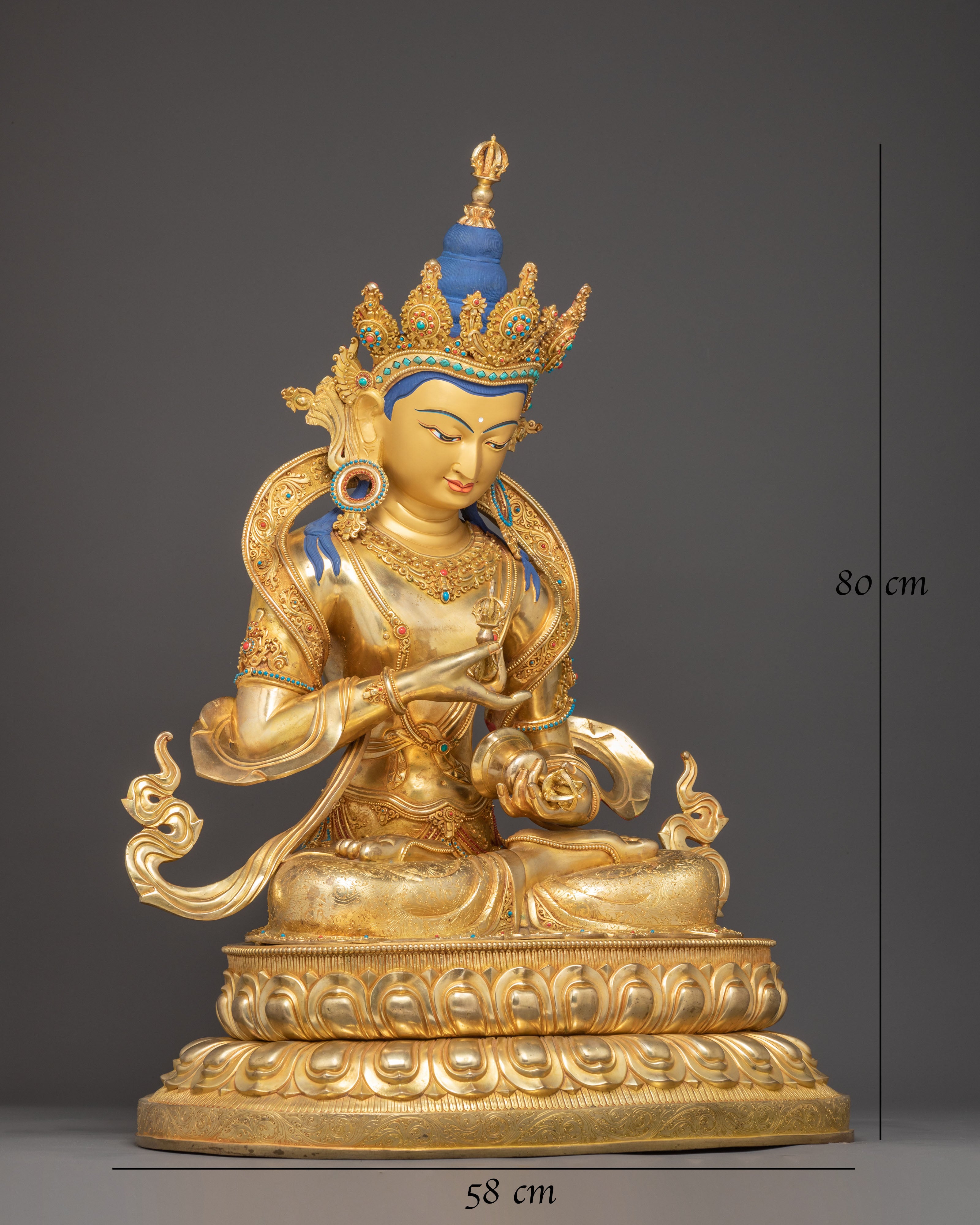 Handmade Statue of Vajrasattva for Meditation