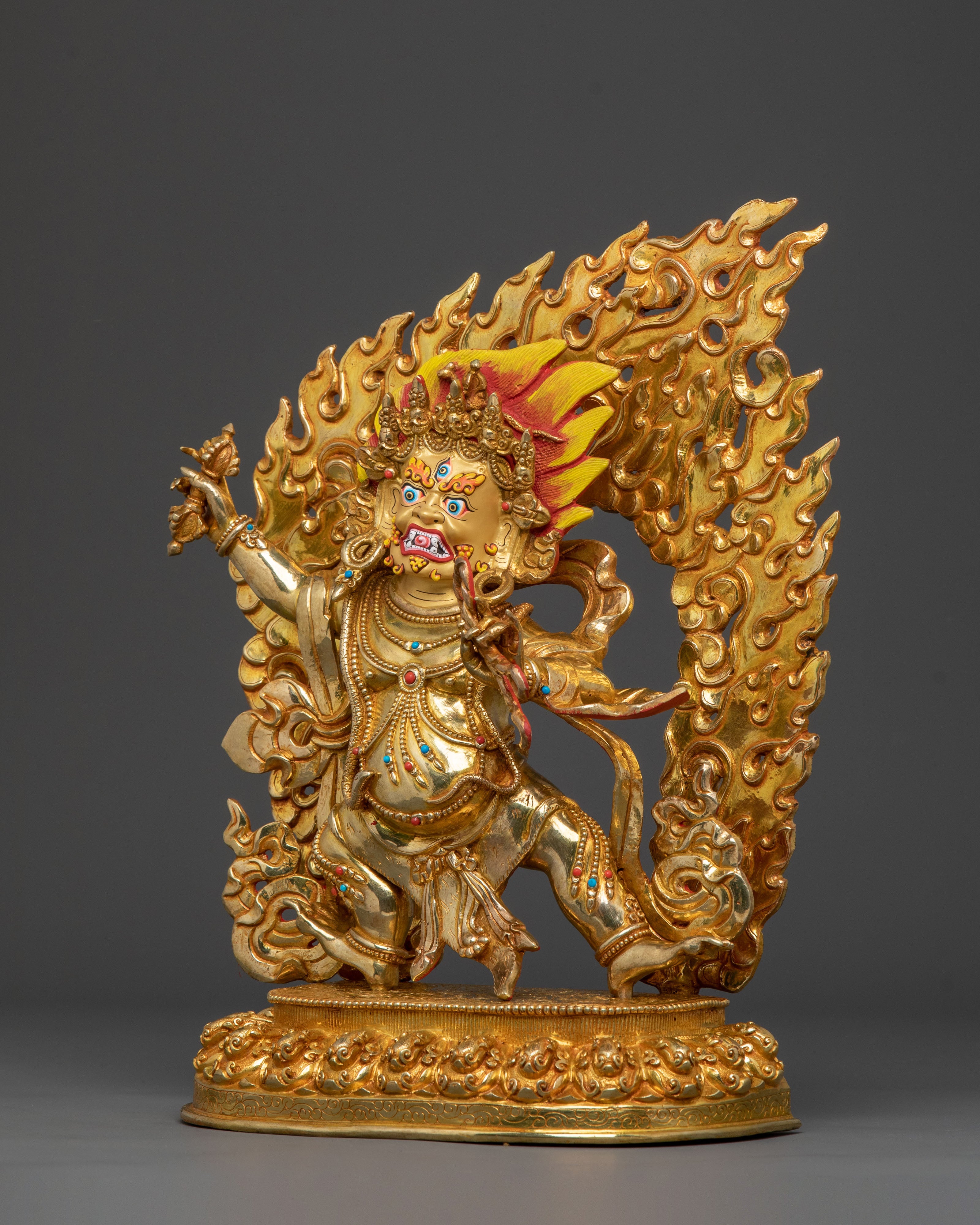 Major Bodhisattva: Handmade Vajrapani Statue