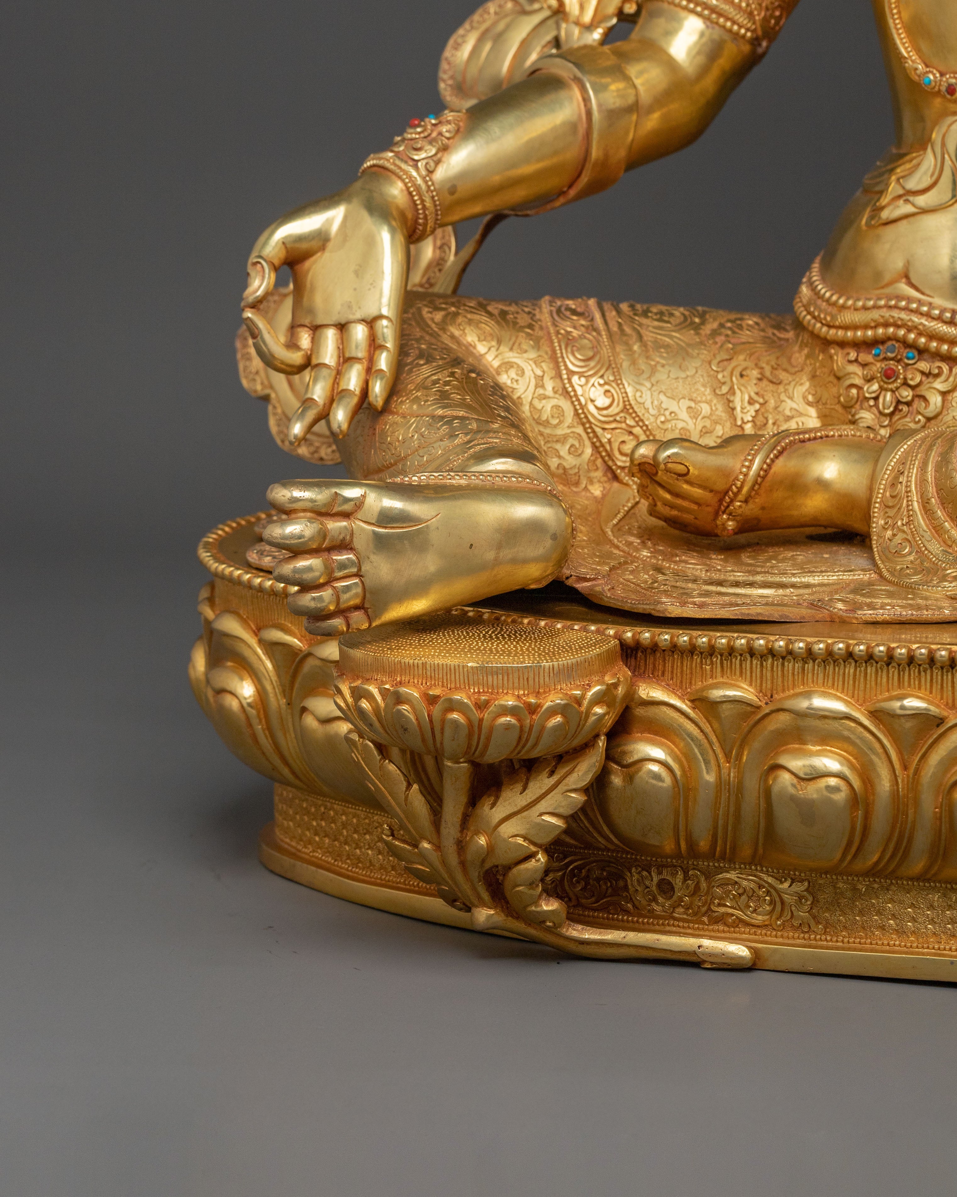 Green Tara Statue | Tibetan Goddess of Protection